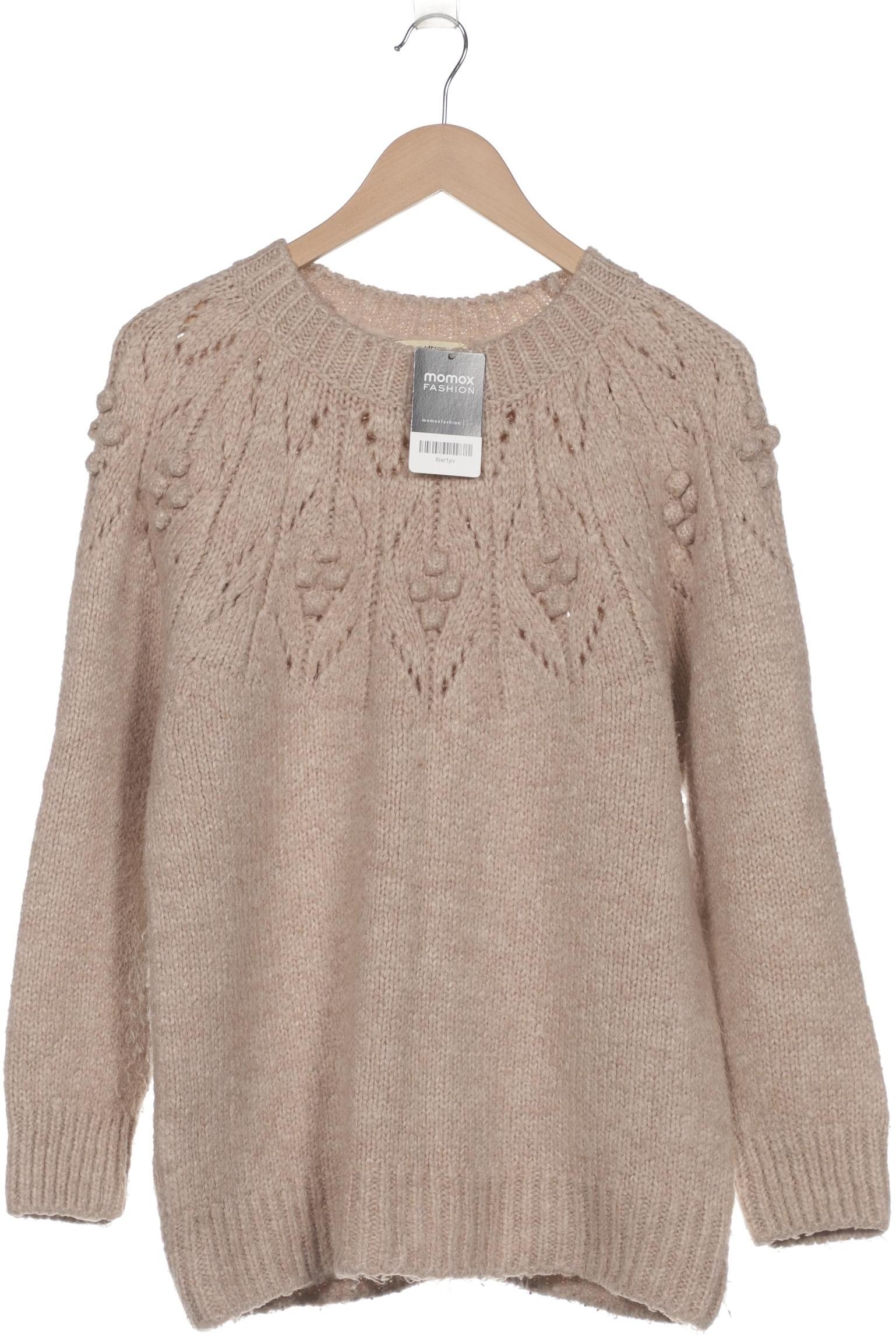 

Mango Damen Pullover, beige, Gr. 38