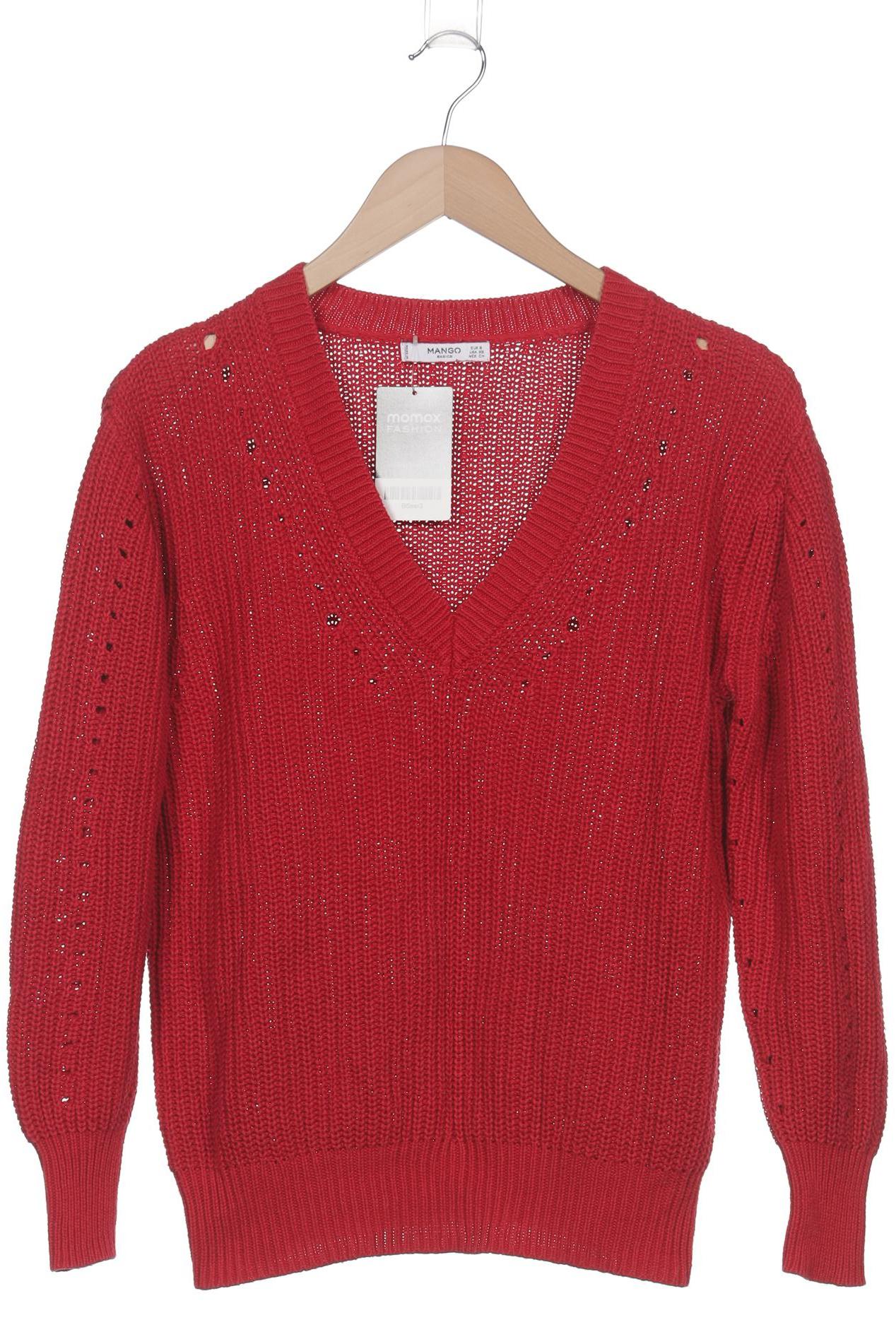 

Mango Damen Pullover, rot, Gr. 36
