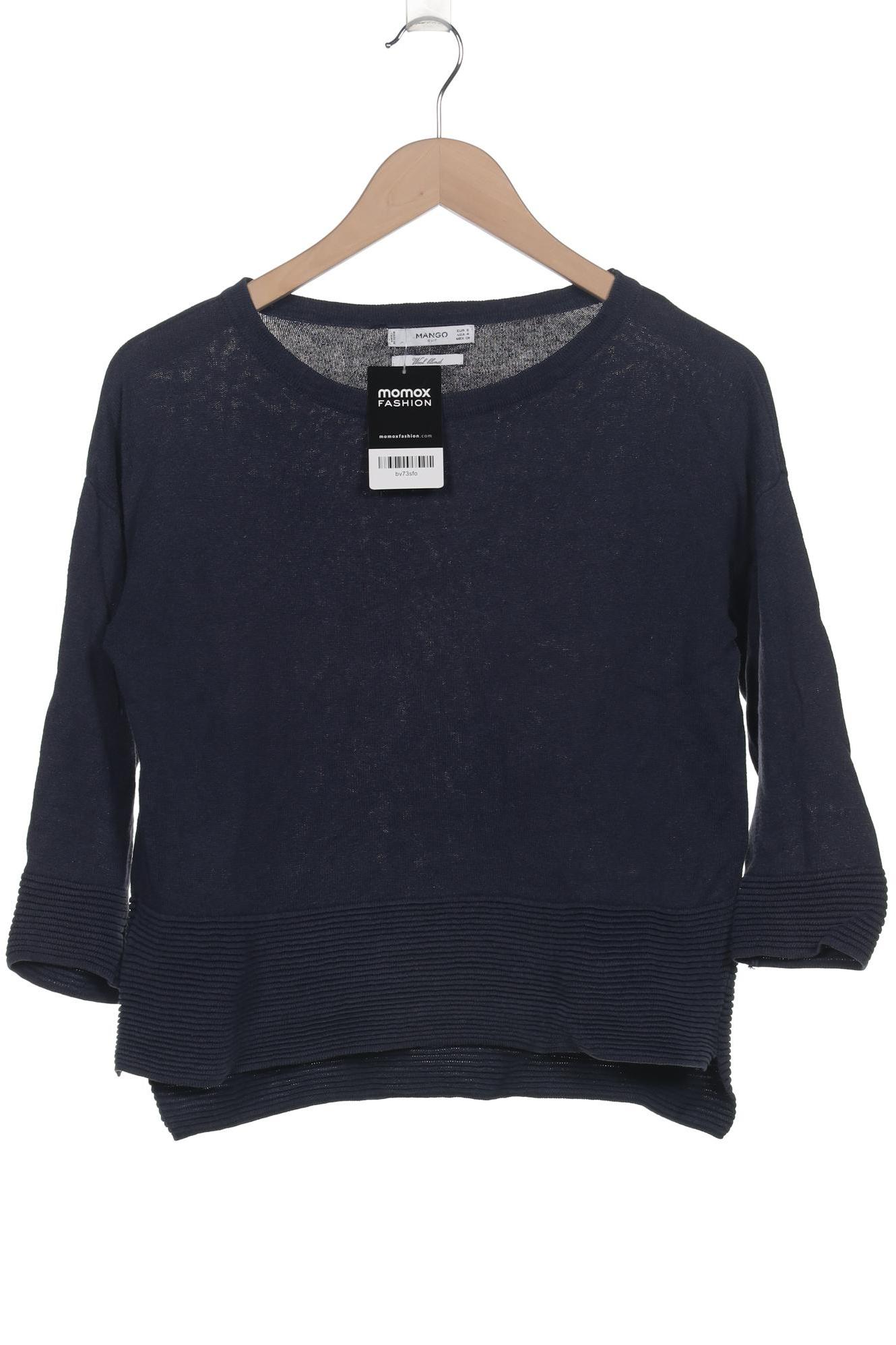 

Mango Damen Pullover, marineblau, Gr. 36