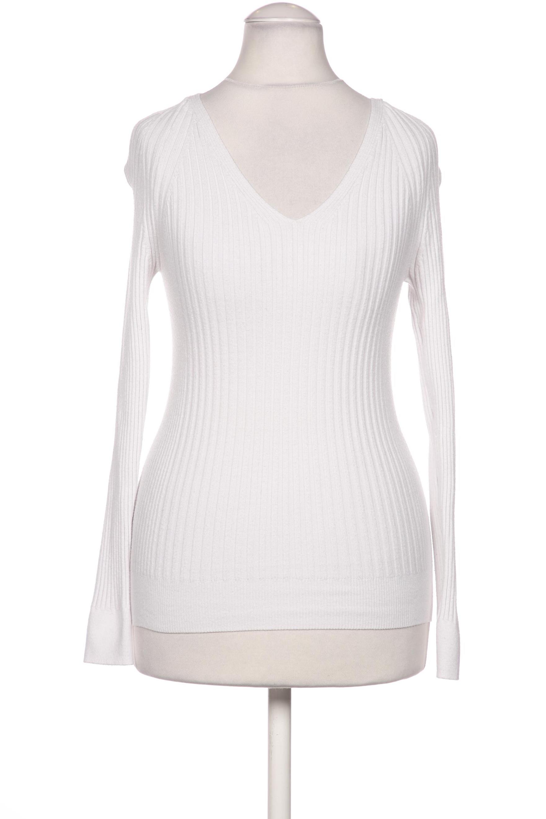 

Mango Damen Pullover, weiß, Gr. 36