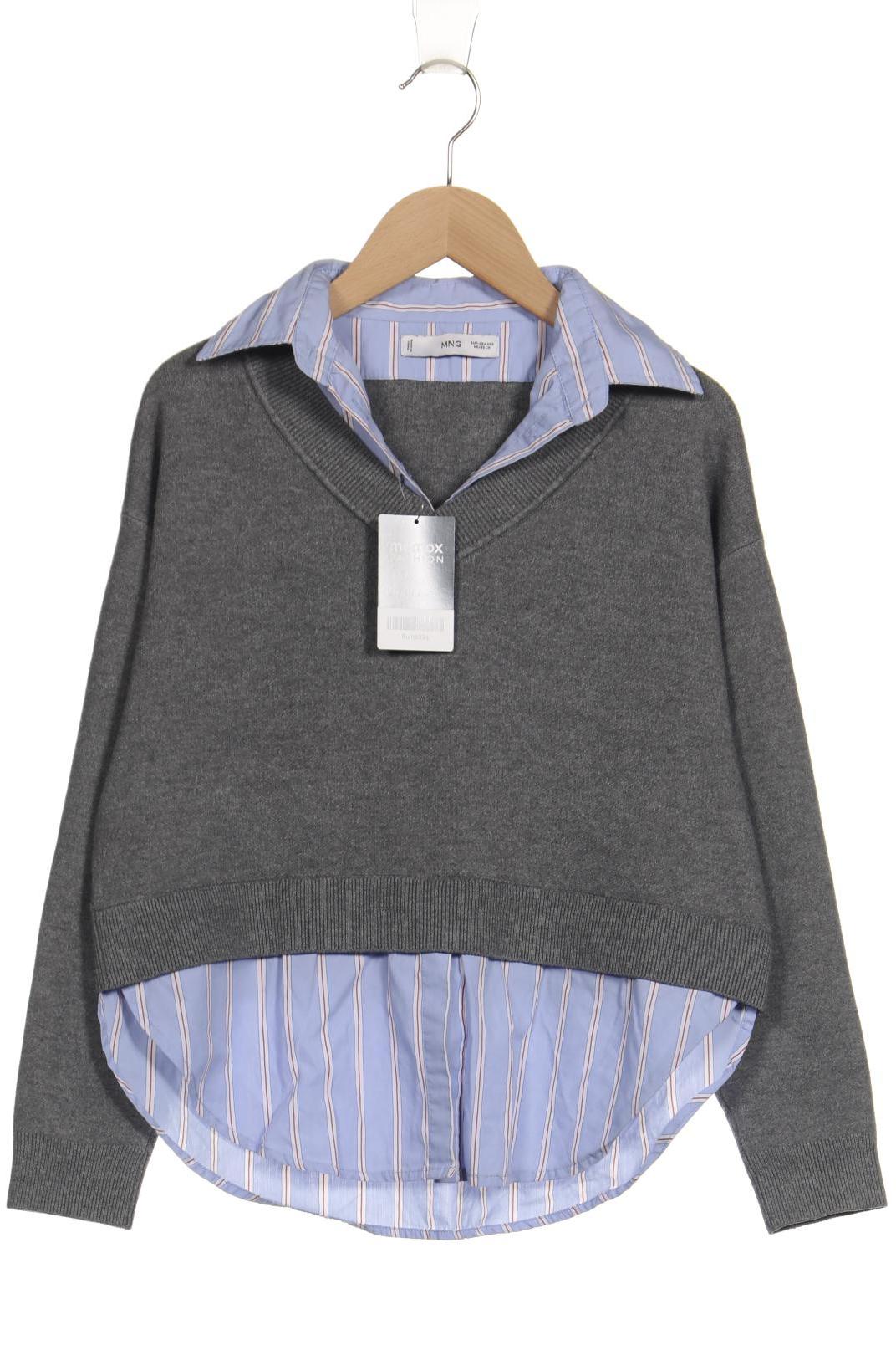

Mango Damen Pullover, grau, Gr. 32
