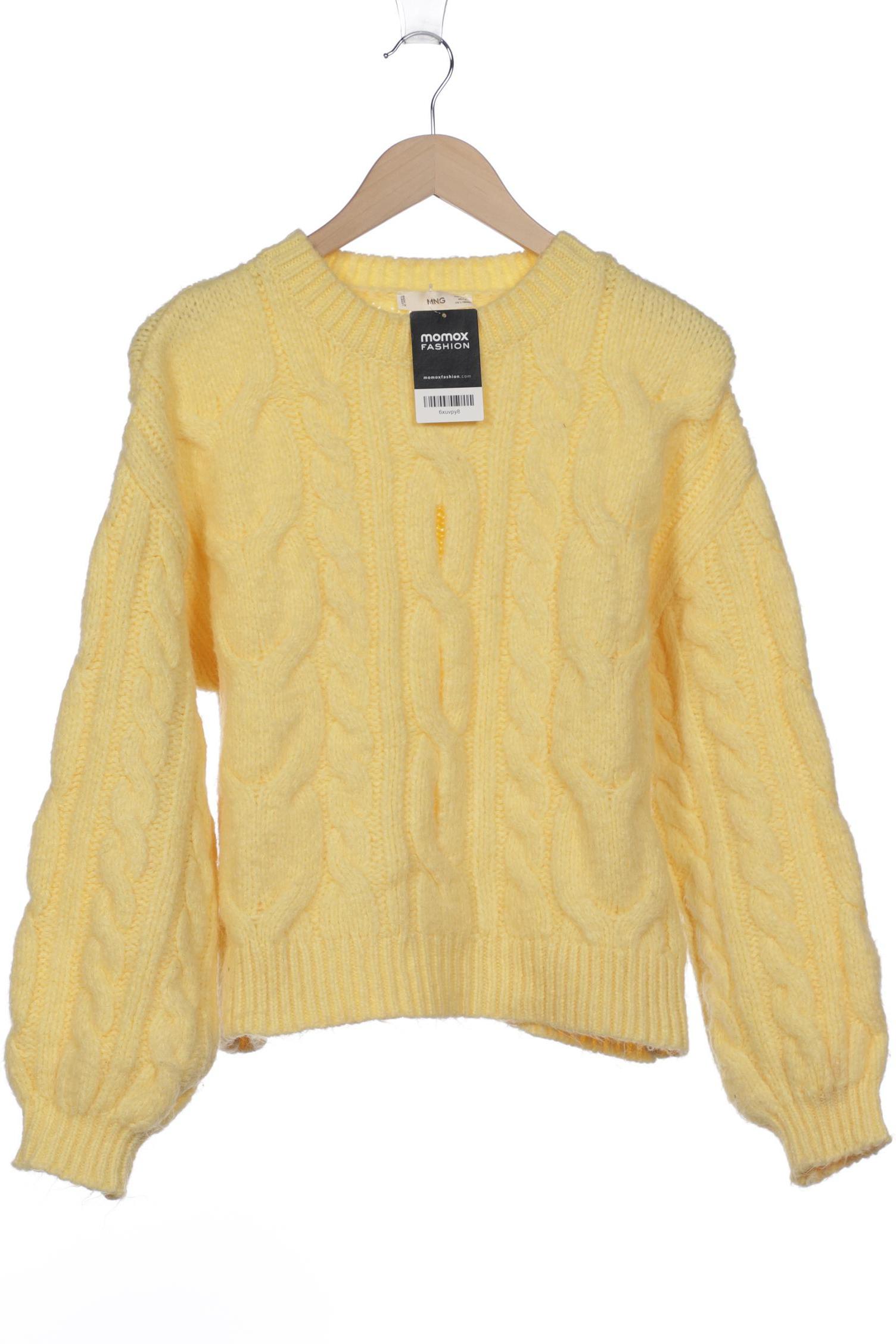 

Mango Damen Pullover, gelb, Gr. 38