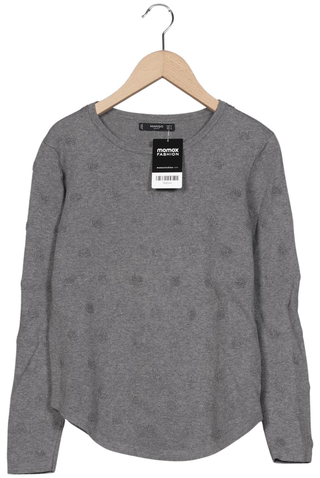 

Mango Damen Pullover, grau, Gr. 38