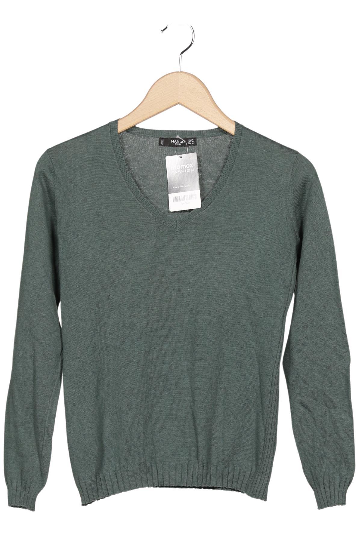 

Mango Damen Pullover, grün, Gr. 36