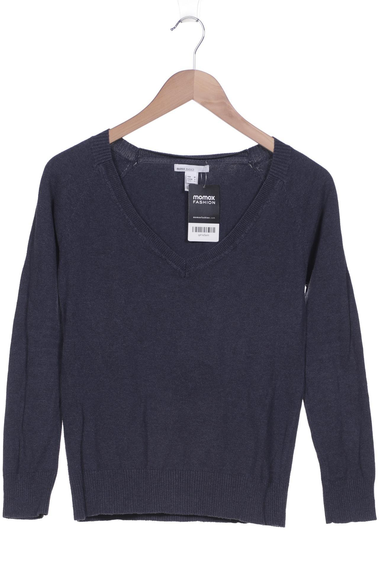 

Mango Damen Pullover, blau, Gr. 38