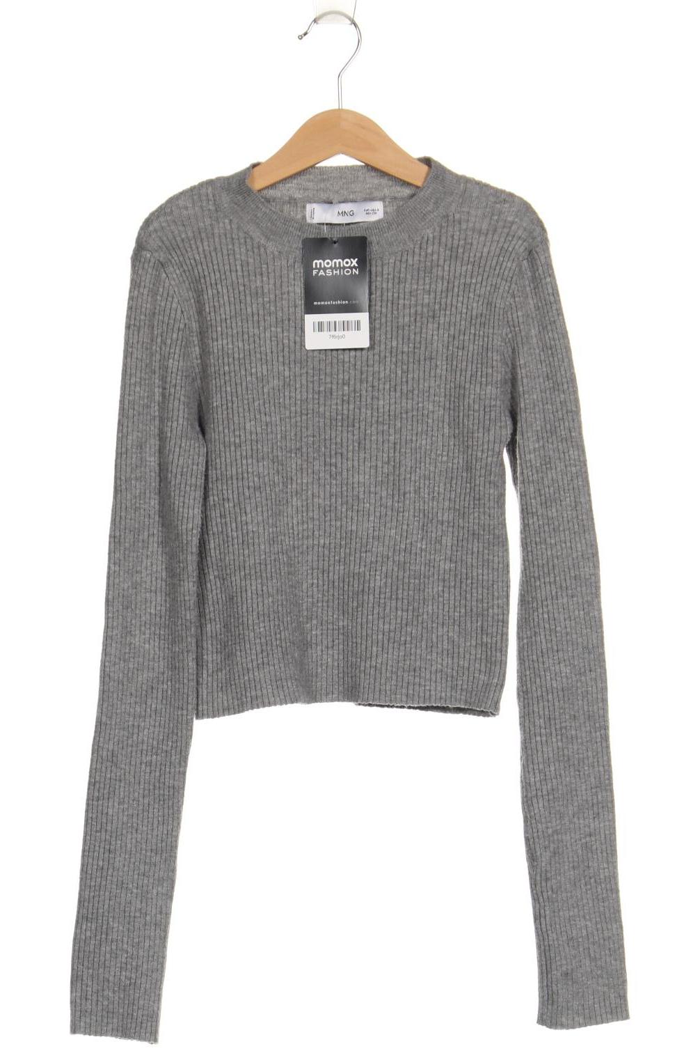 

Mango Damen Pullover, grau, Gr. 36