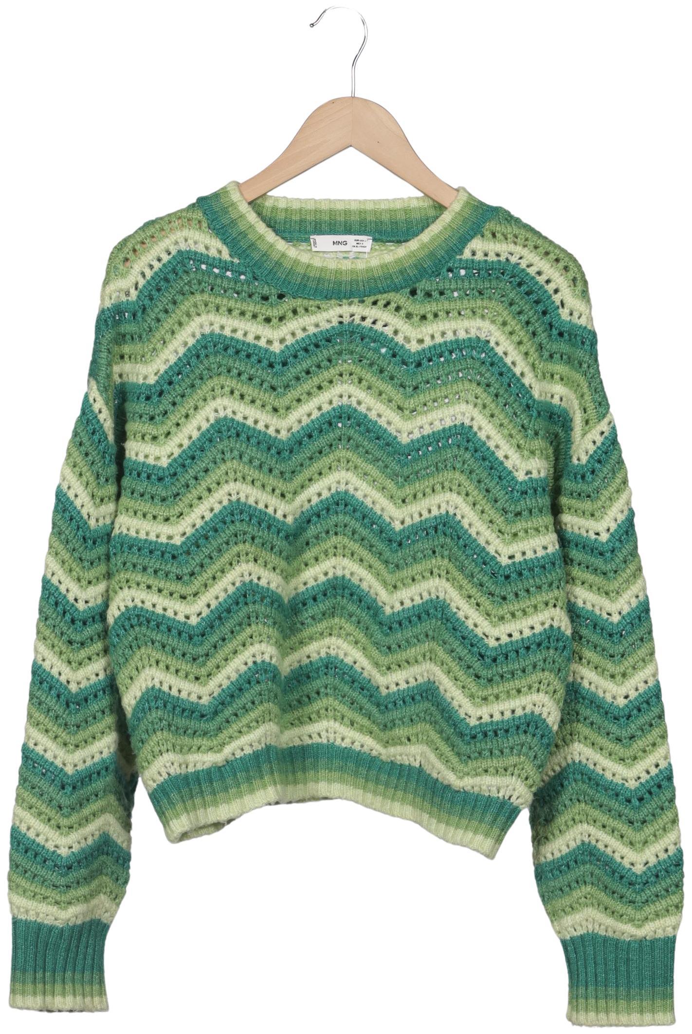 

Mango Damen Pullover, grün, Gr. 42