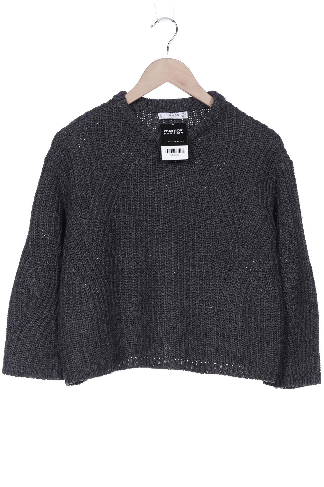 

Mango Damen Pullover, grau, Gr. 36