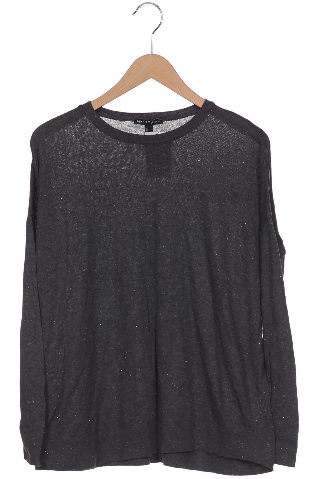 

Mango Damen Pullover, grau, Gr. 36