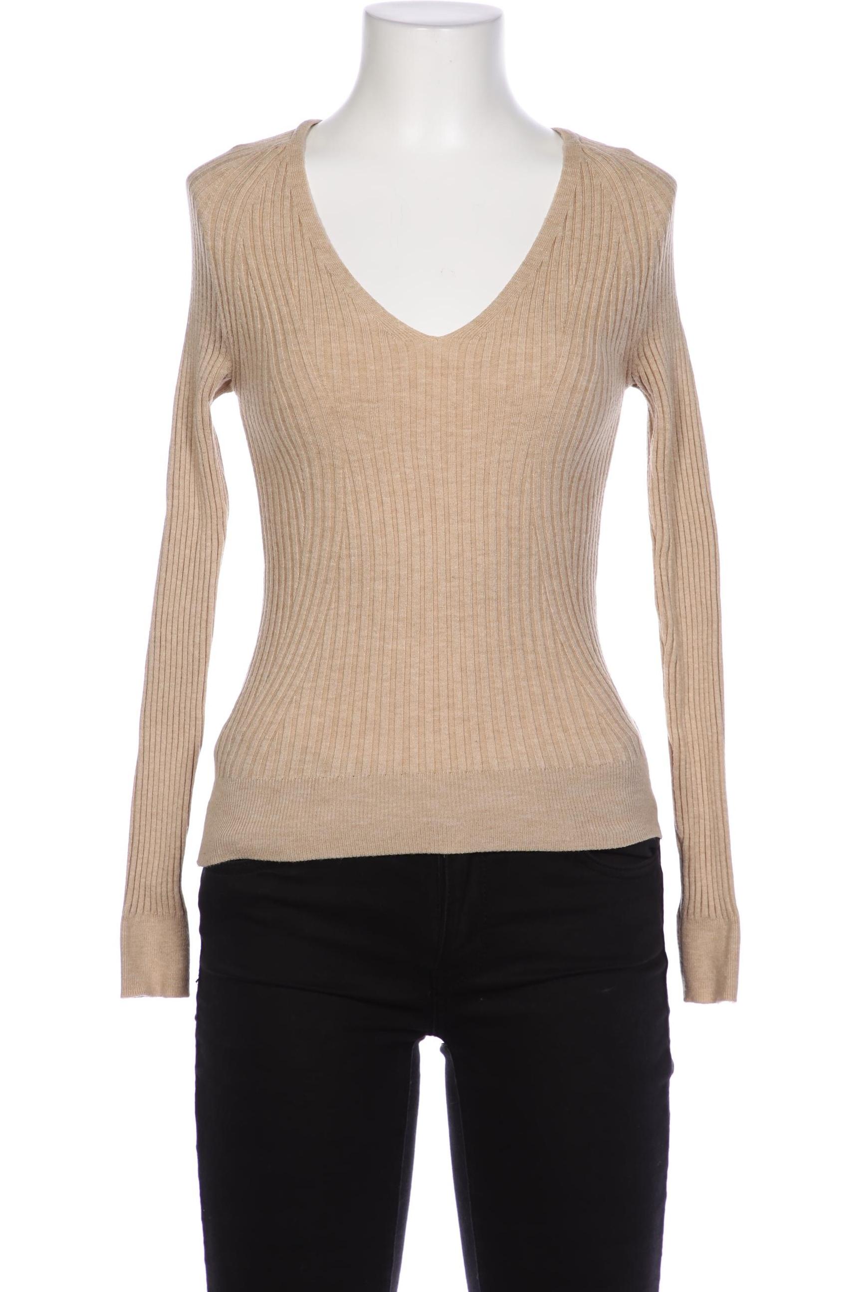 

Mango Damen Pullover, beige, Gr. 36