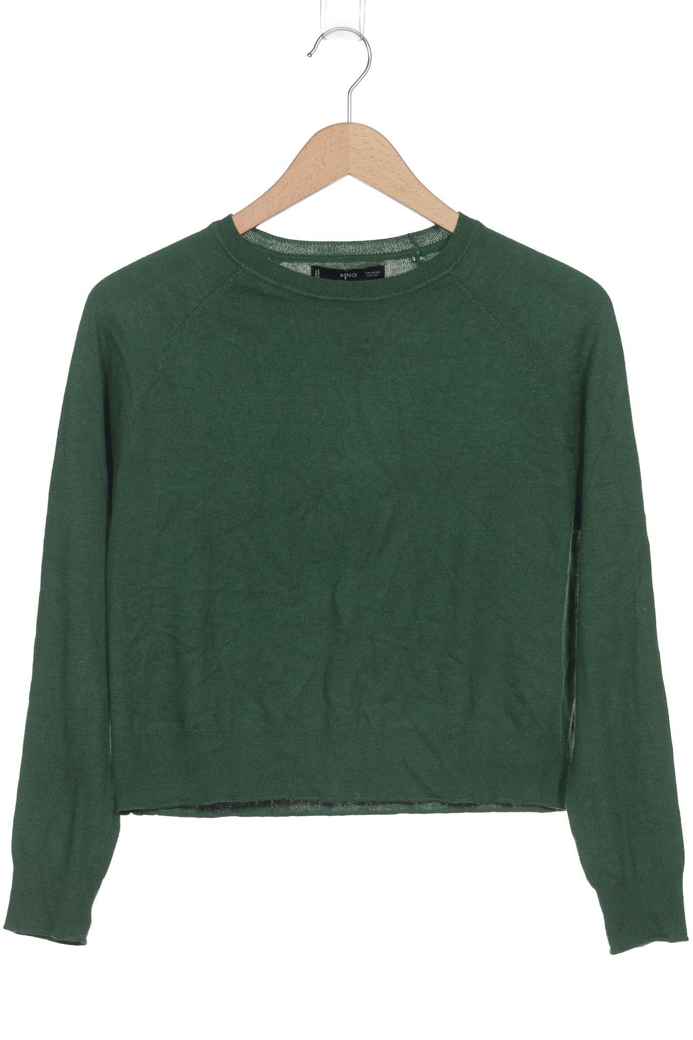 

Mango Damen Pullover, grün, Gr. 34