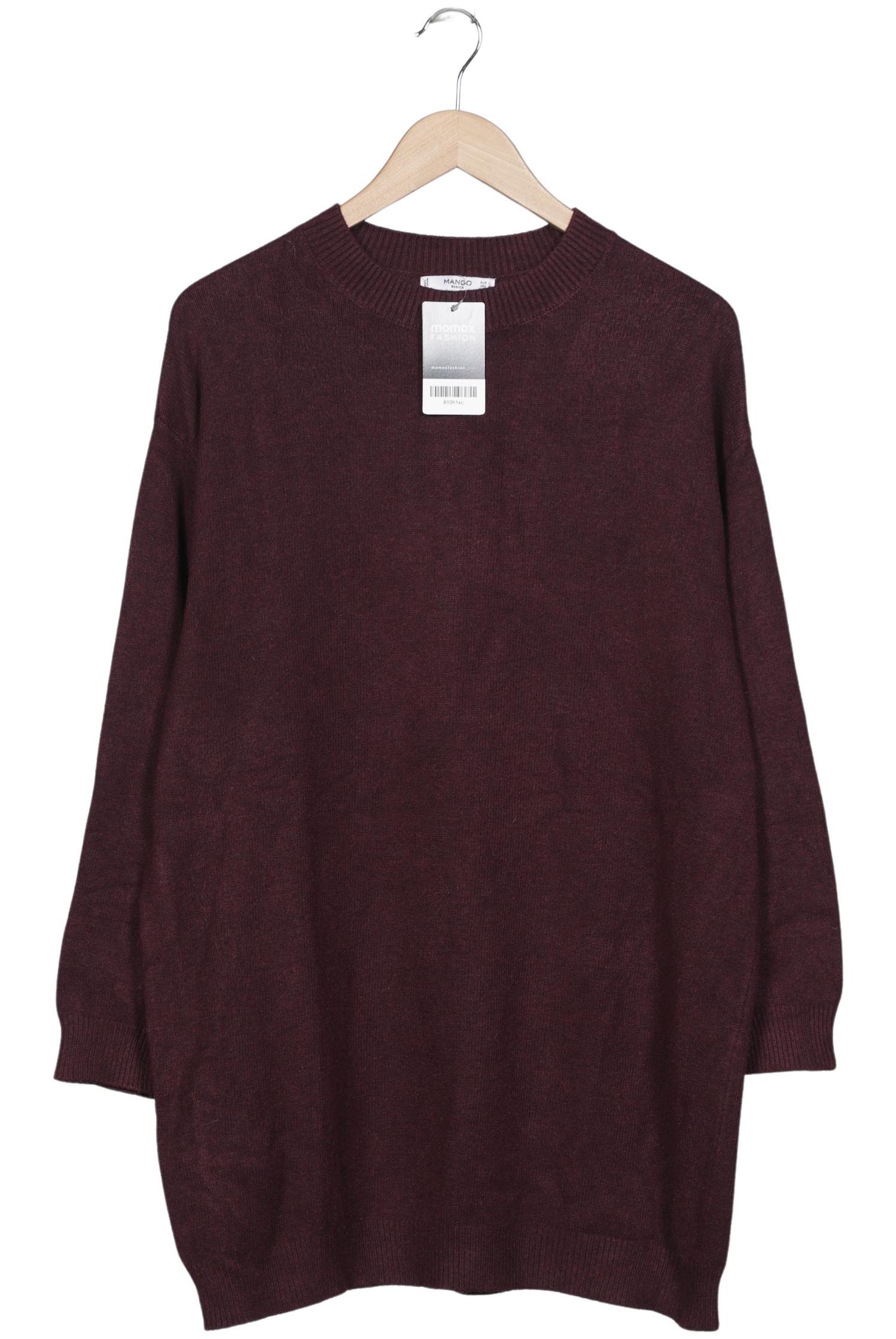 

Mango Damen Pullover, bordeaux, Gr. 42