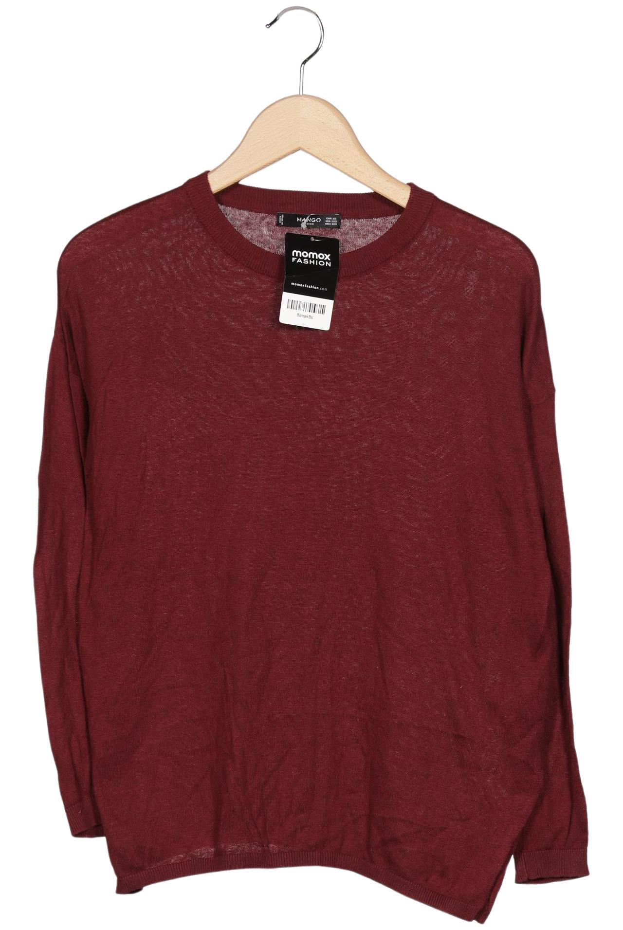 

Mango Damen Pullover, bordeaux, Gr. 34