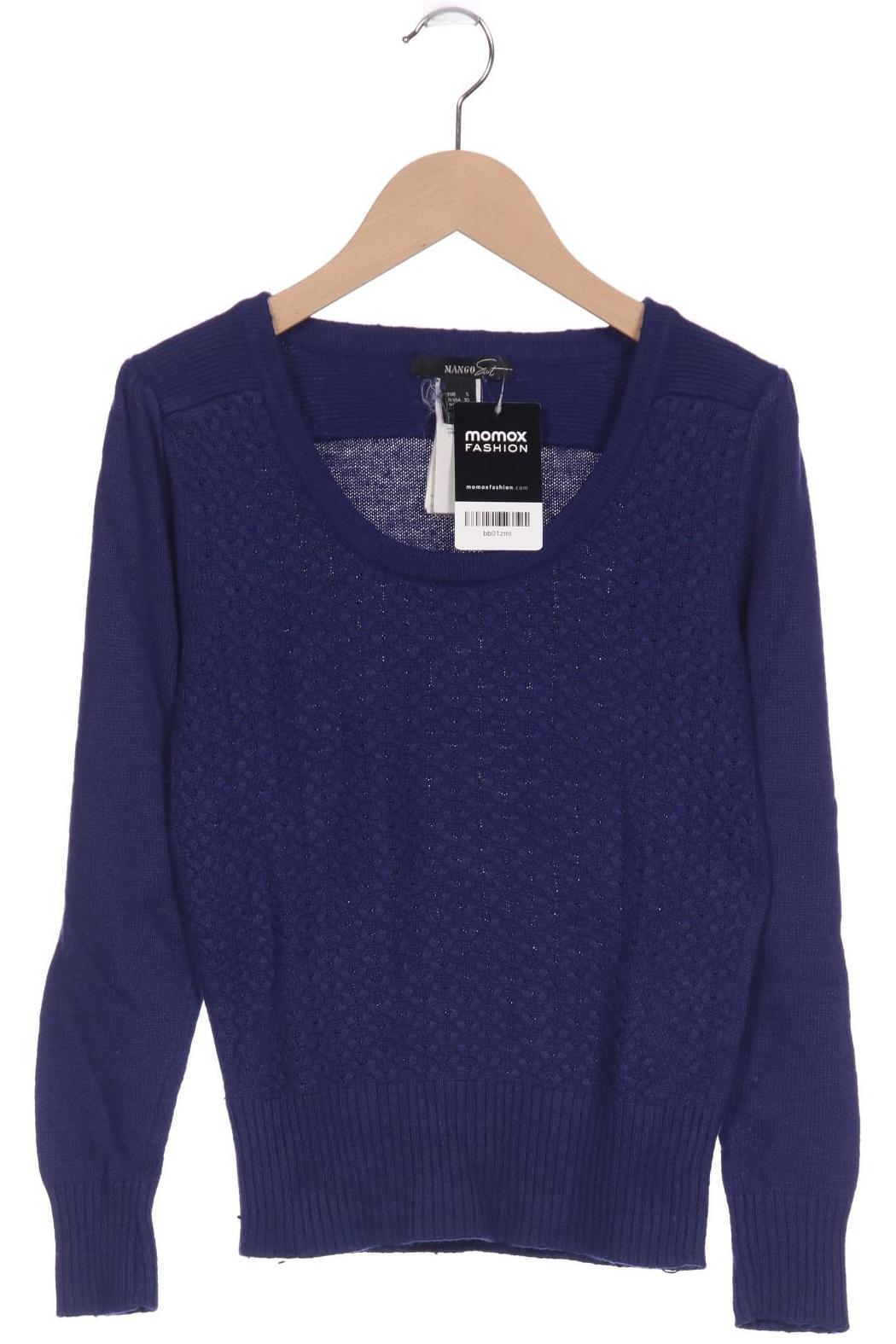 

Mango Damen Pullover, marineblau, Gr. 36