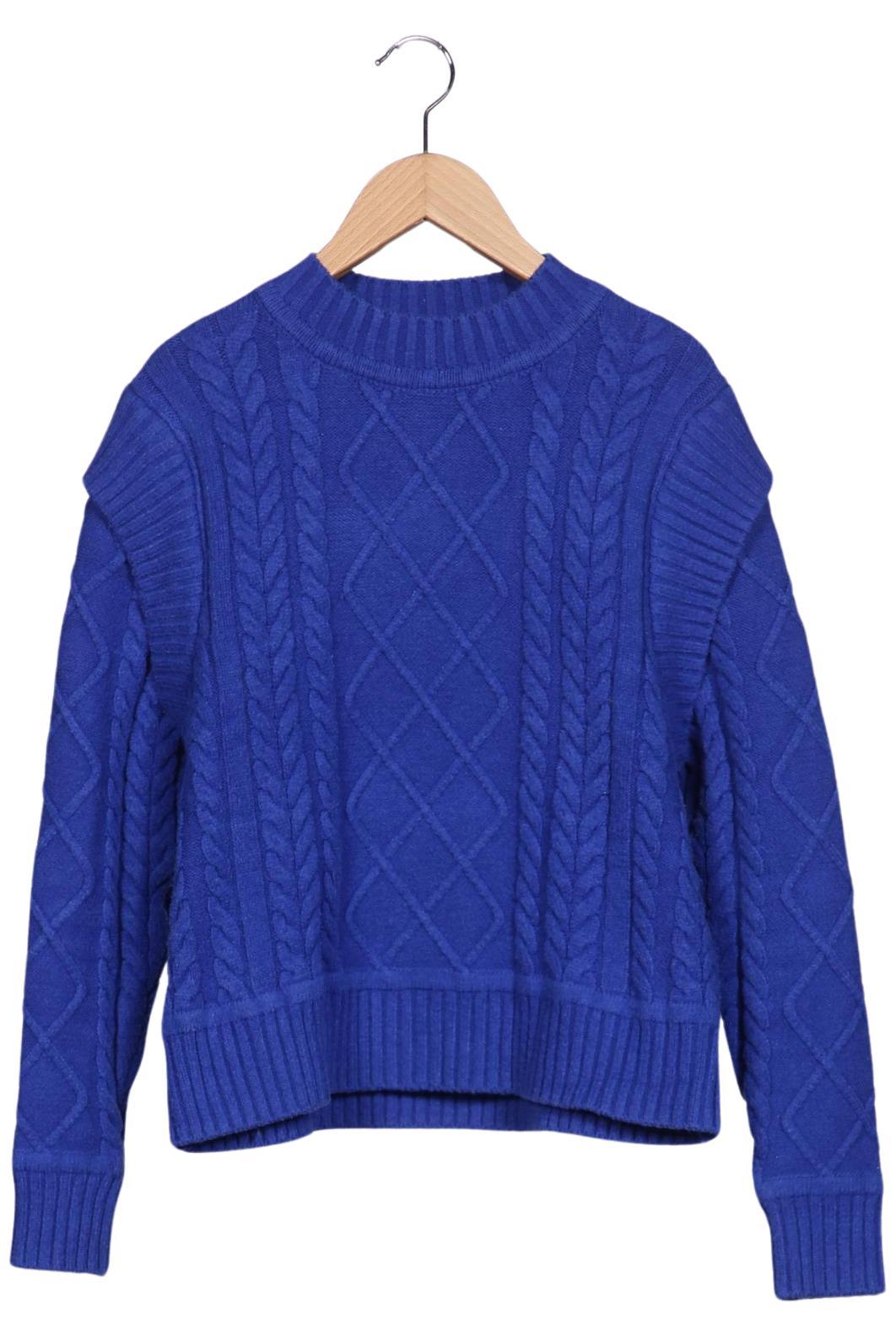 

Mango Damen Pullover, blau, Gr. 36