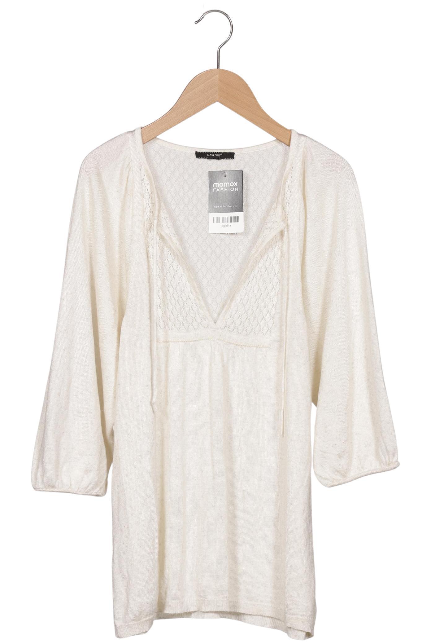

Mango Damen Pullover, cremeweiß, Gr. 36