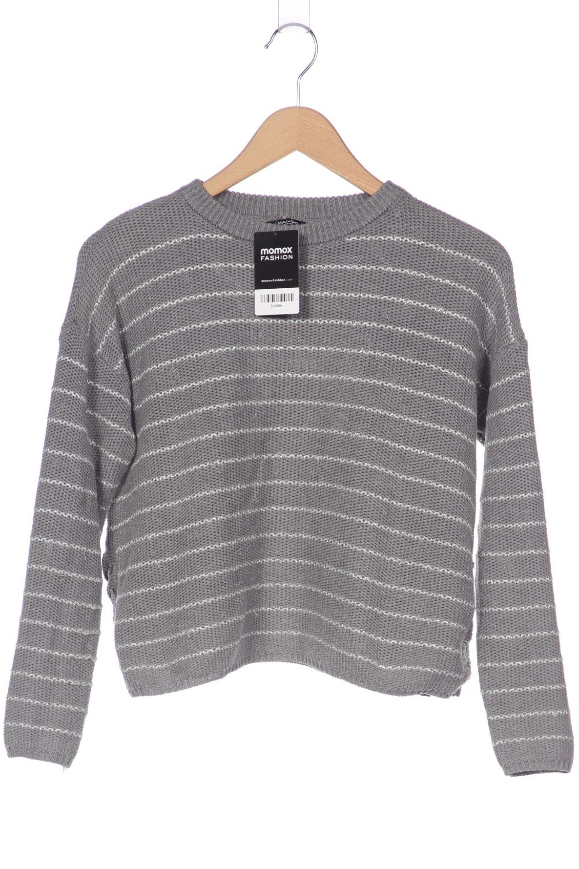 

Mango Damen Pullover, grau, Gr. 36