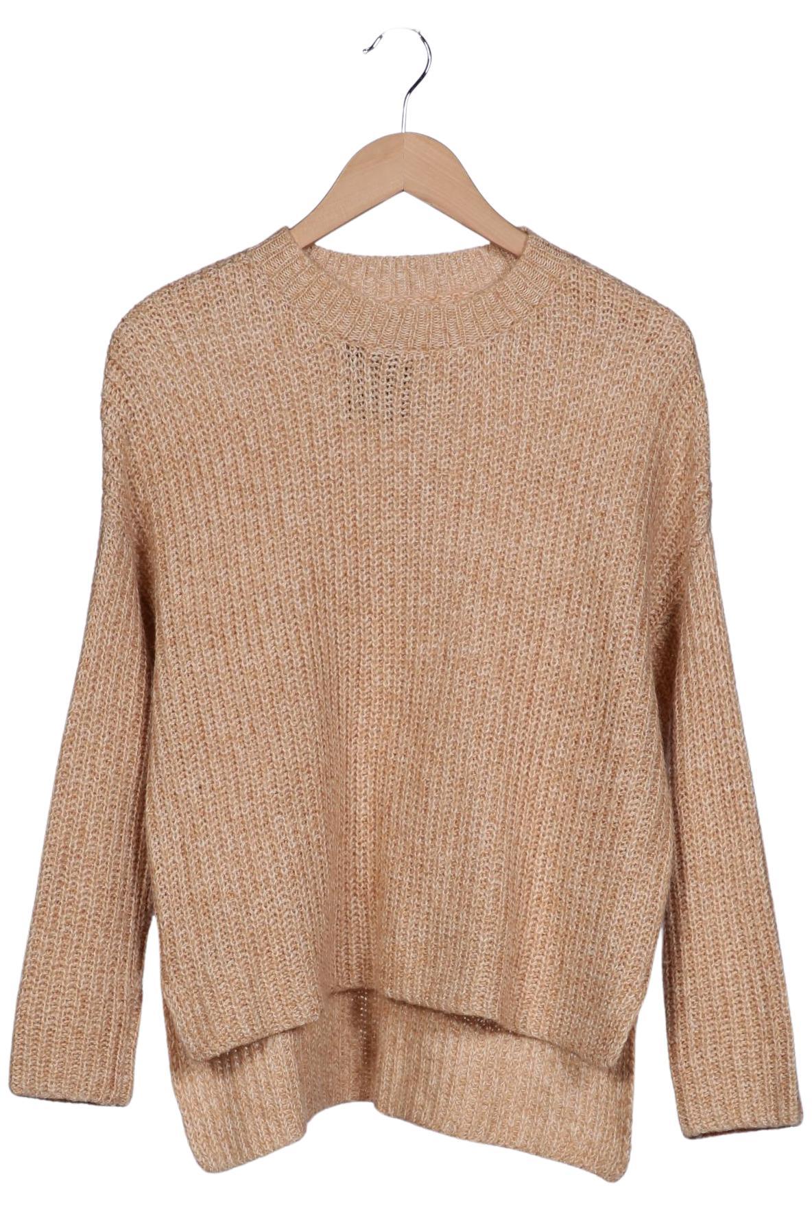 

Mango Damen Pullover, beige, Gr. 36