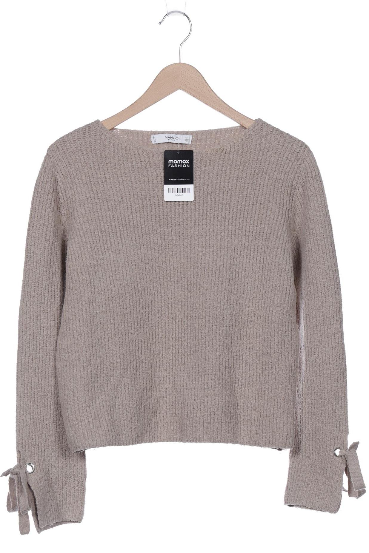 

Mango Damen Pullover, beige, Gr. 36