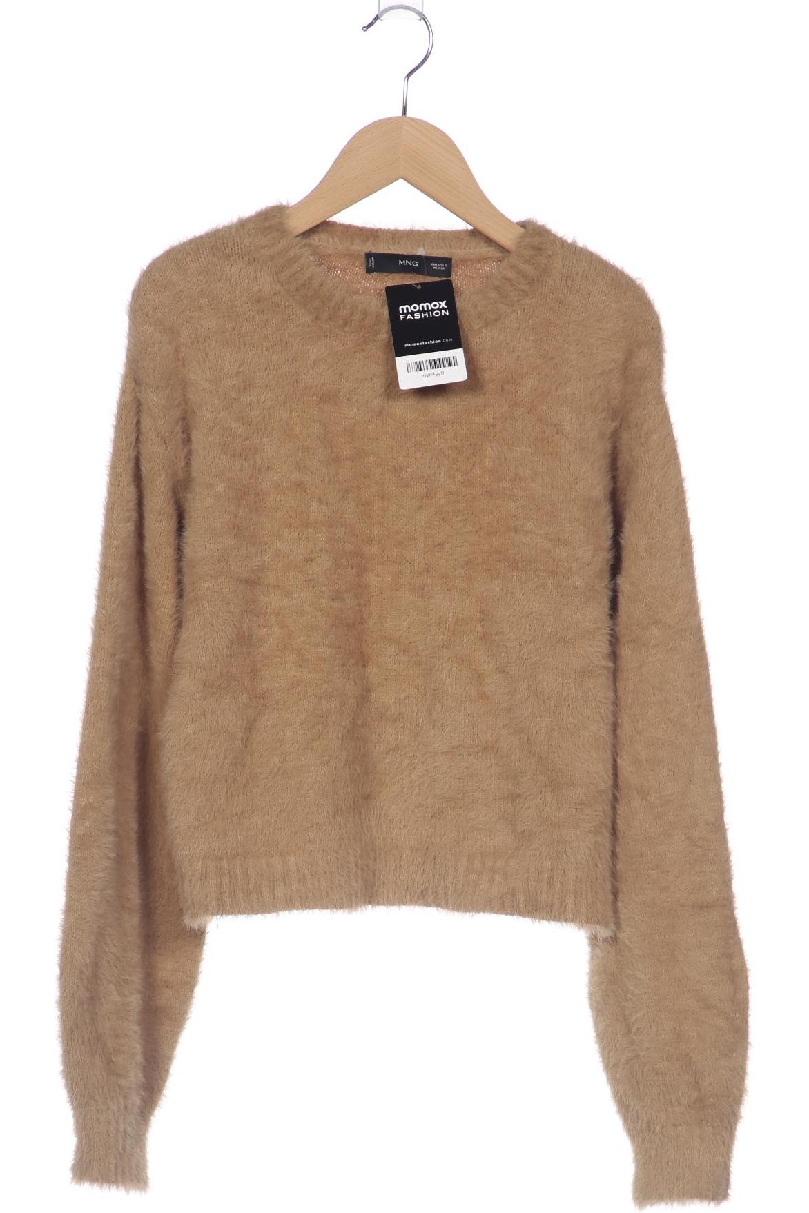 

Mango Damen Pullover, beige, Gr. 36