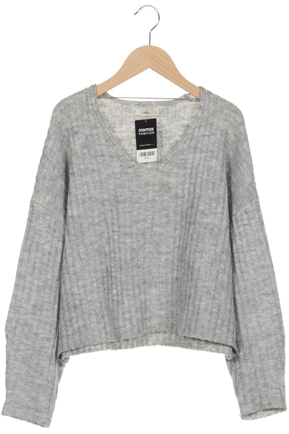 

Mango Damen Pullover, grau, Gr. 36
