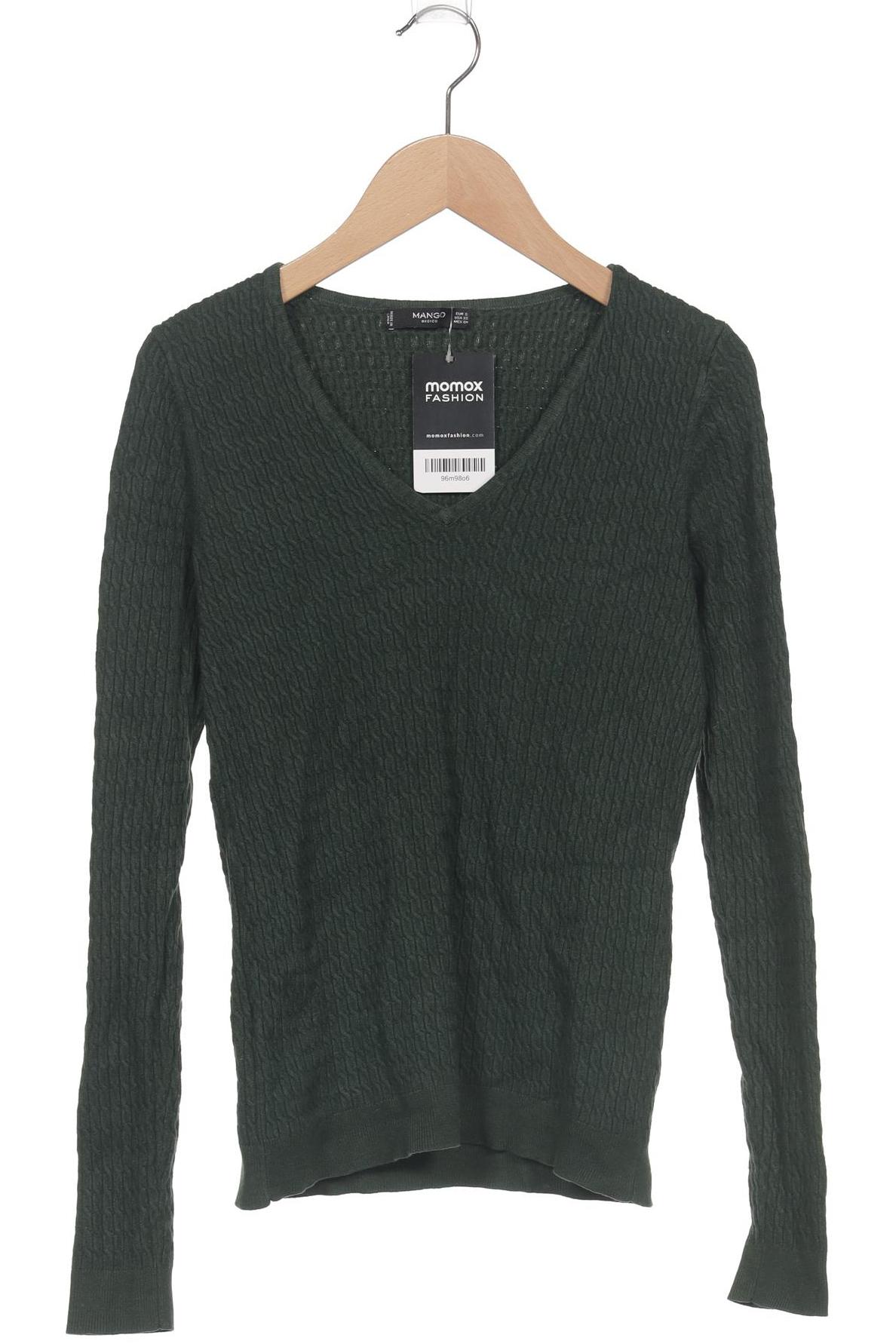 

Mango Damen Pullover, grün, Gr. 36