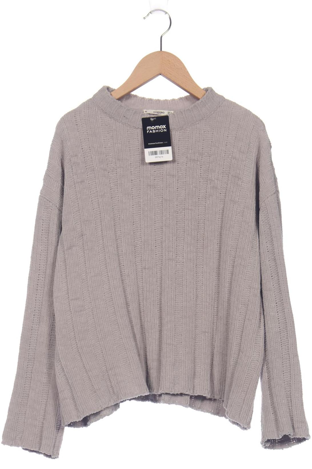

Mango Damen Pullover, grau, Gr. 38