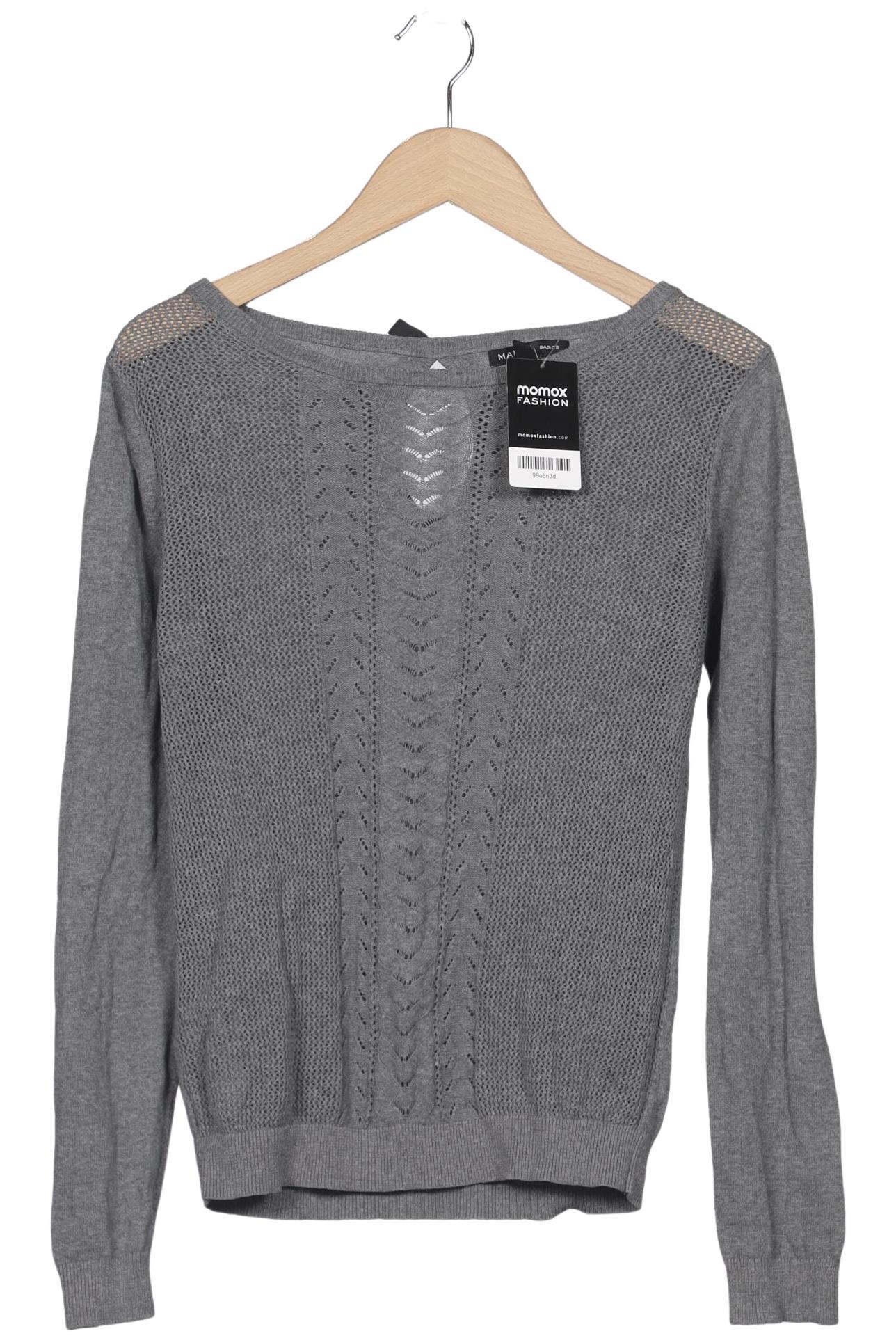 

Mango Damen Pullover, grau, Gr. 38