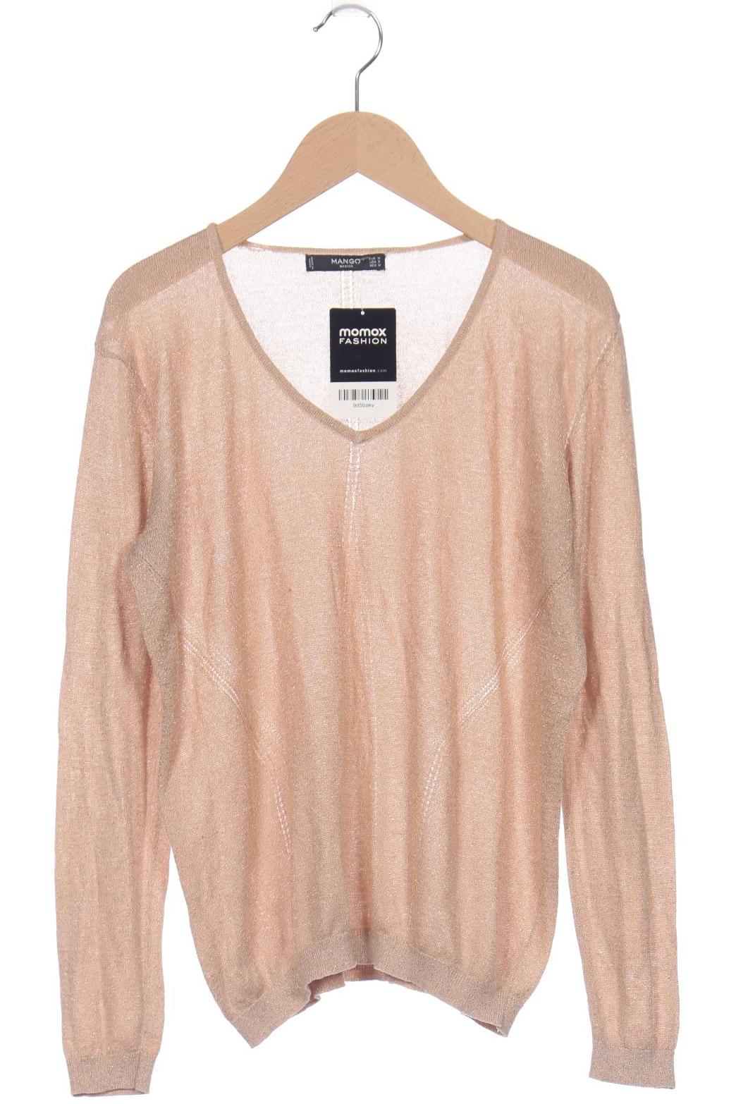 

Mango Damen Pullover, beige, Gr. 38