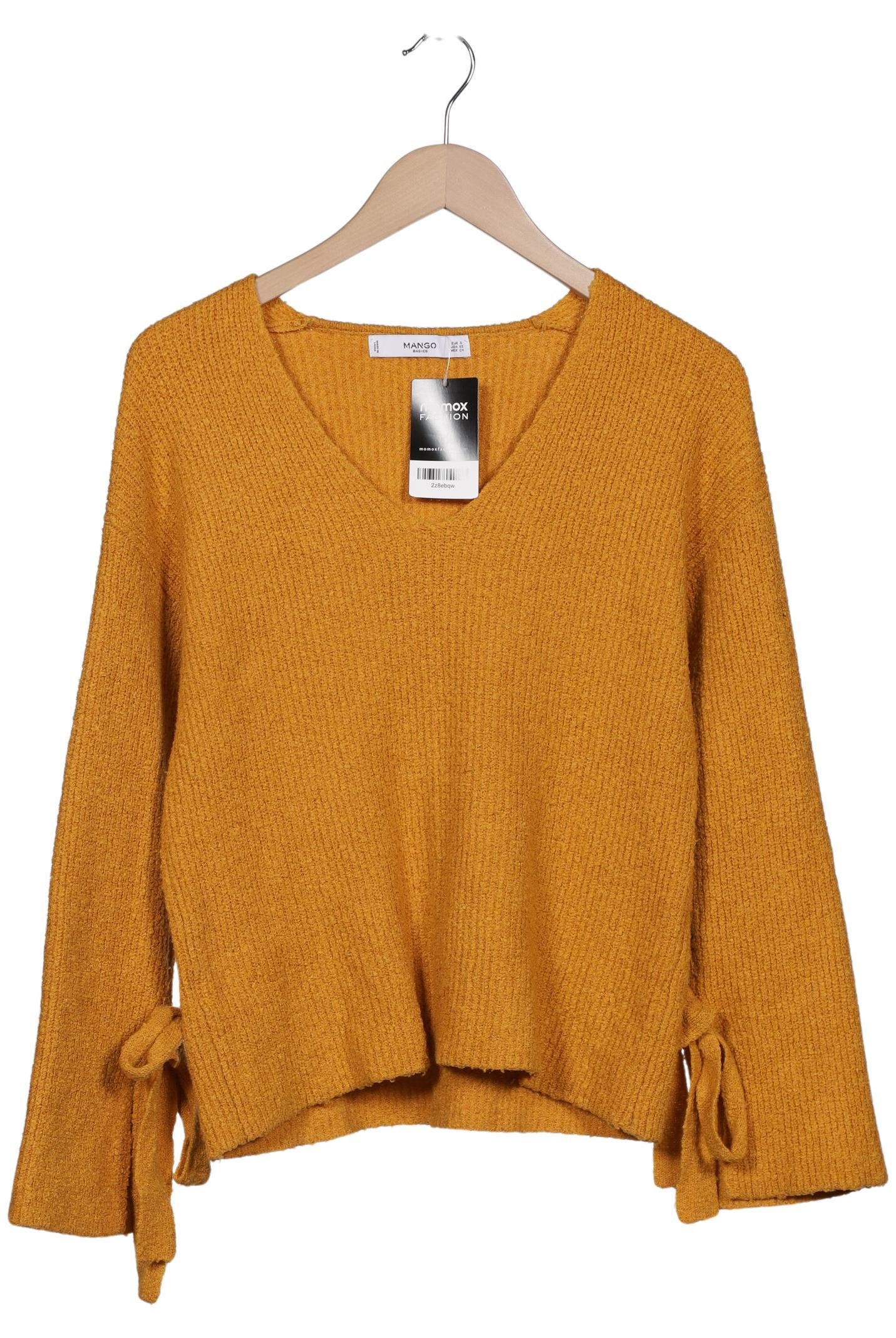 

Mango Damen Pullover, gelb, Gr. 36