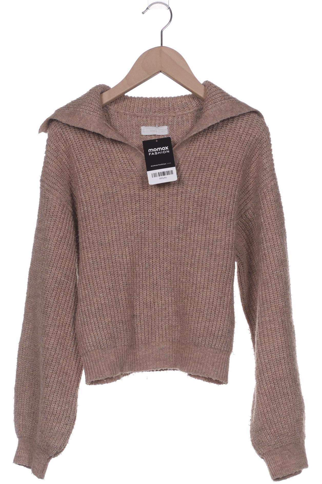 

Mango Damen Pullover, beige, Gr. 34