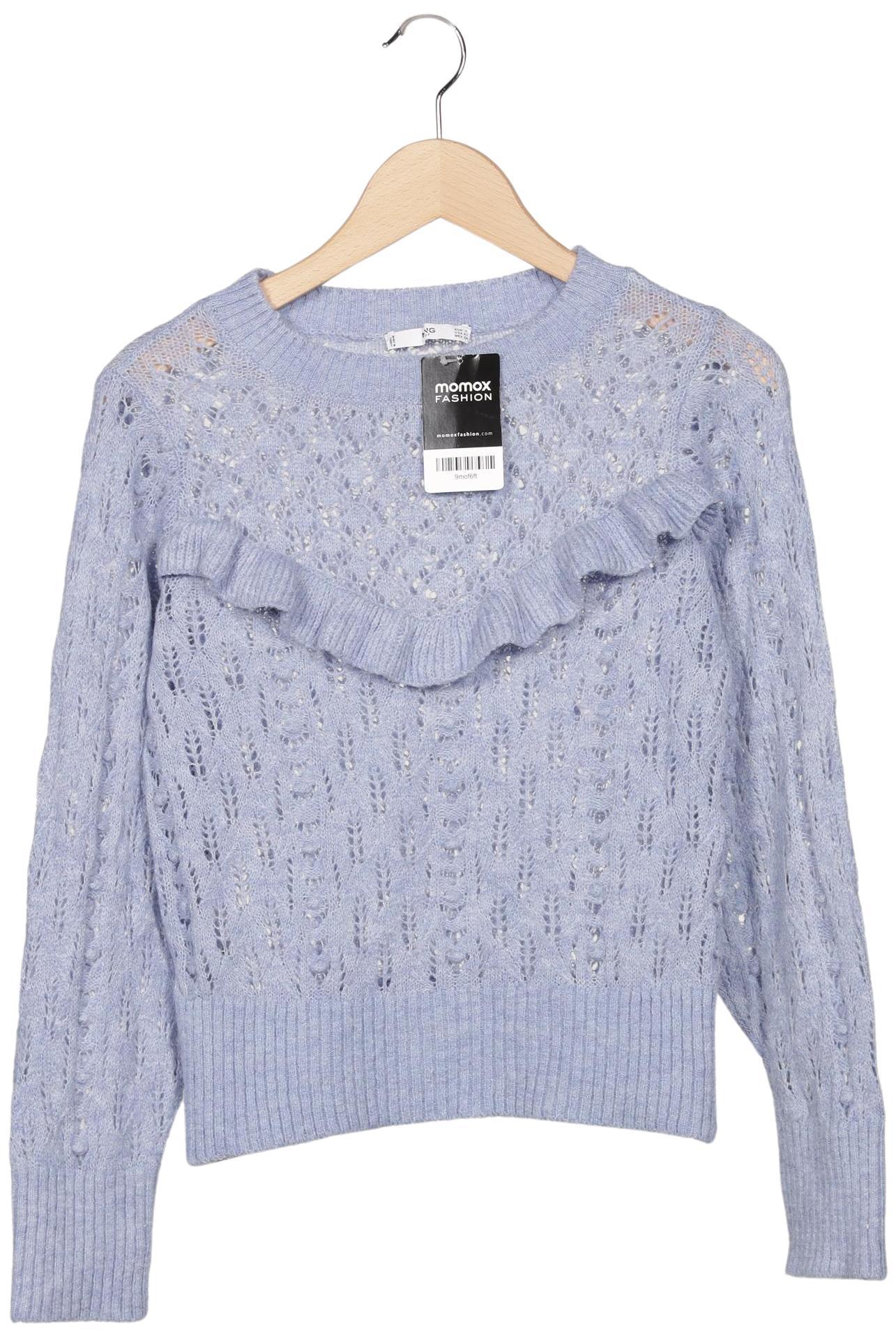 

Mango Damen Pullover, hellblau, Gr. 36