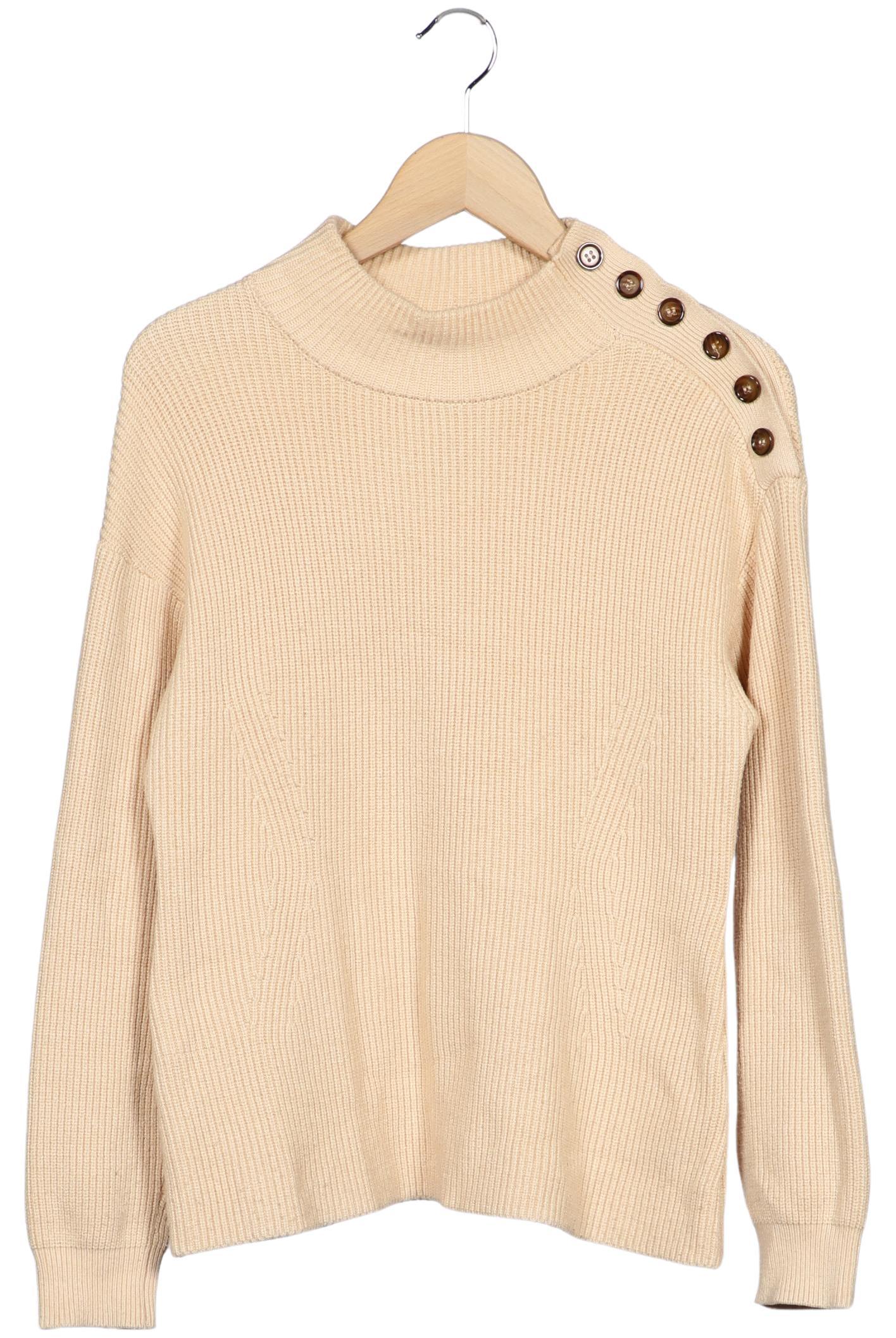 

Mango Damen Pullover, beige, Gr. 42