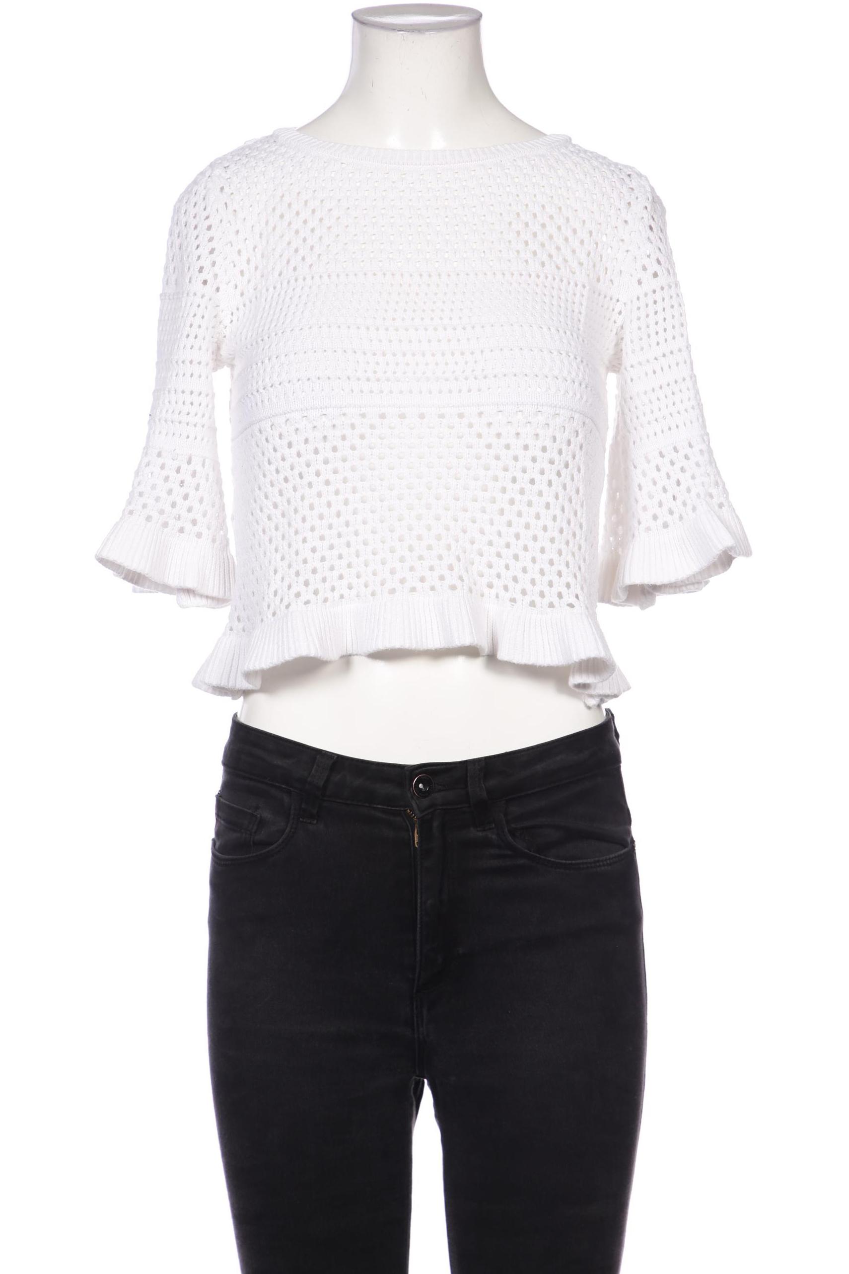 

Mango Damen Pullover, weiß, Gr. 36