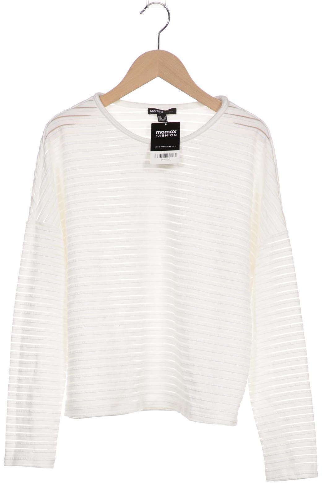 

MANGO Damen Pullover, weiß