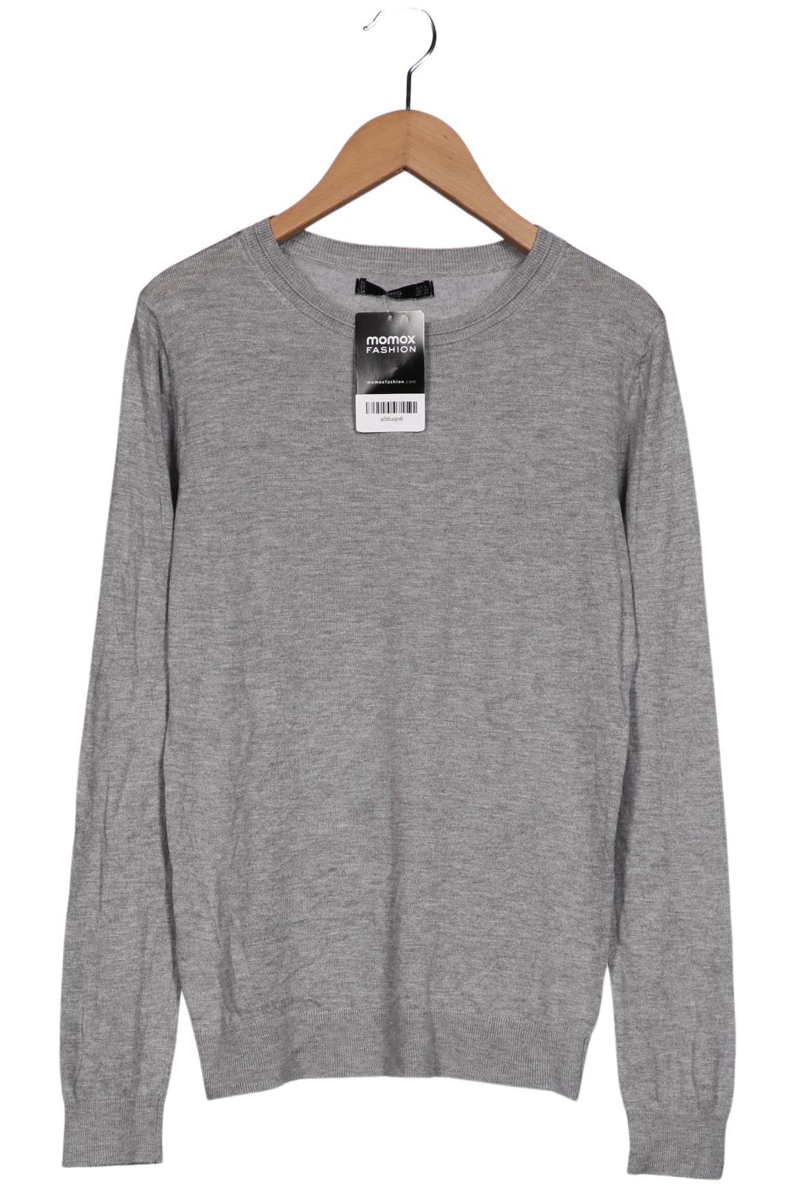 

Mango Damen Pullover, grau, Gr. 36