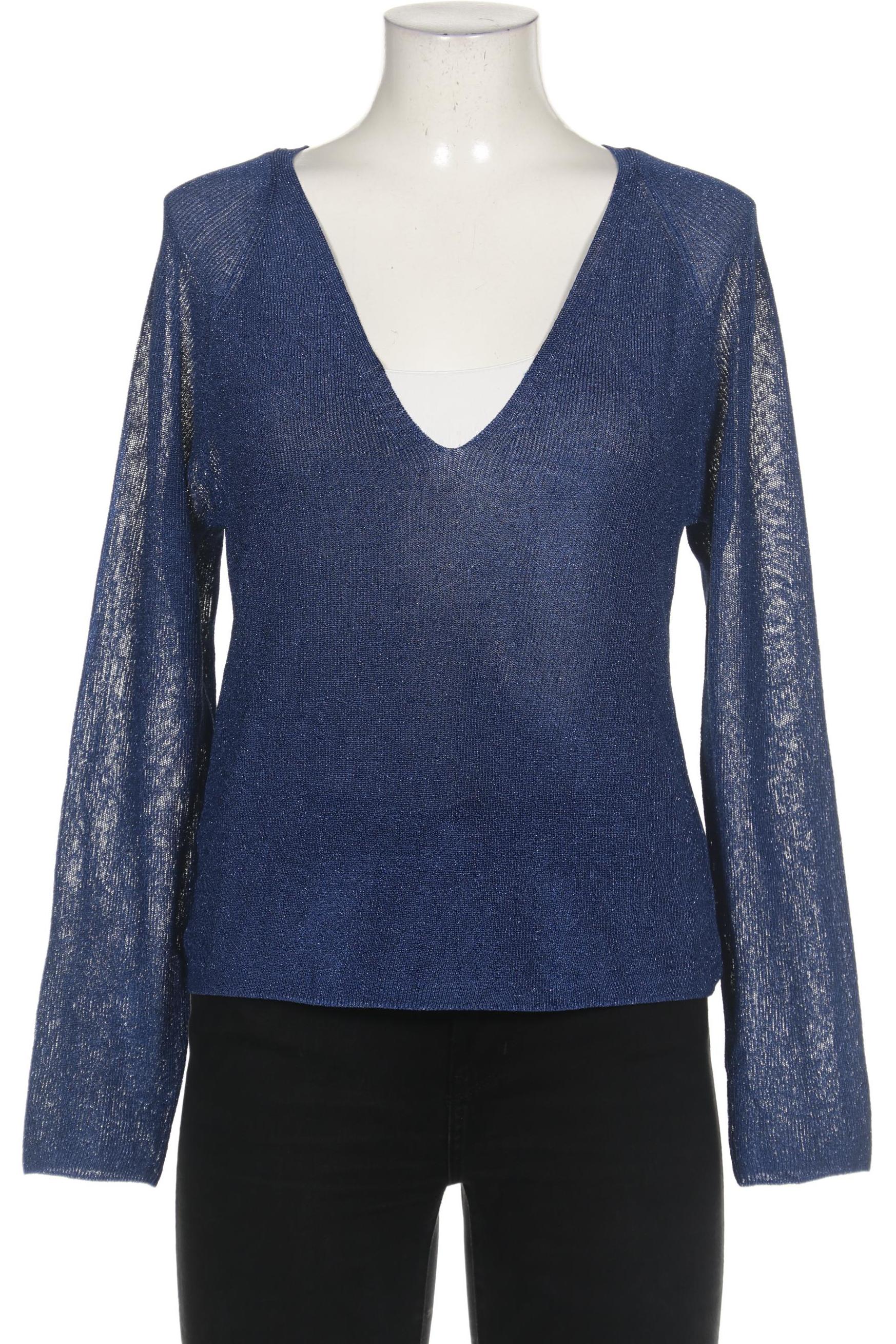 

Mango Damen Pullover, blau, Gr. 42