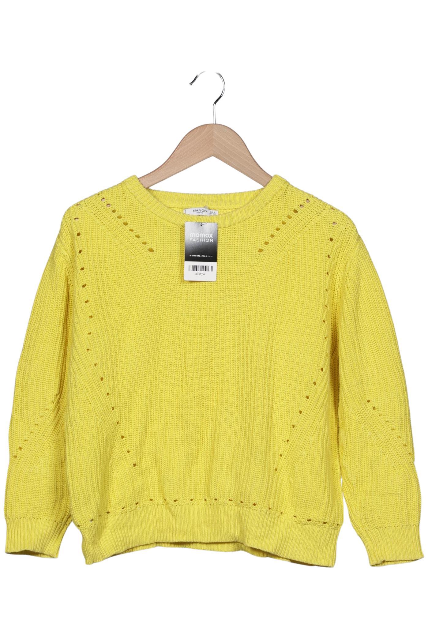 

Mango Damen Pullover, gelb, Gr. 36