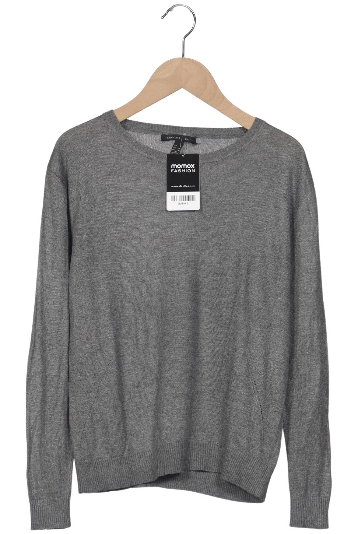 

Mango Damen Pullover, grau, Gr. 36