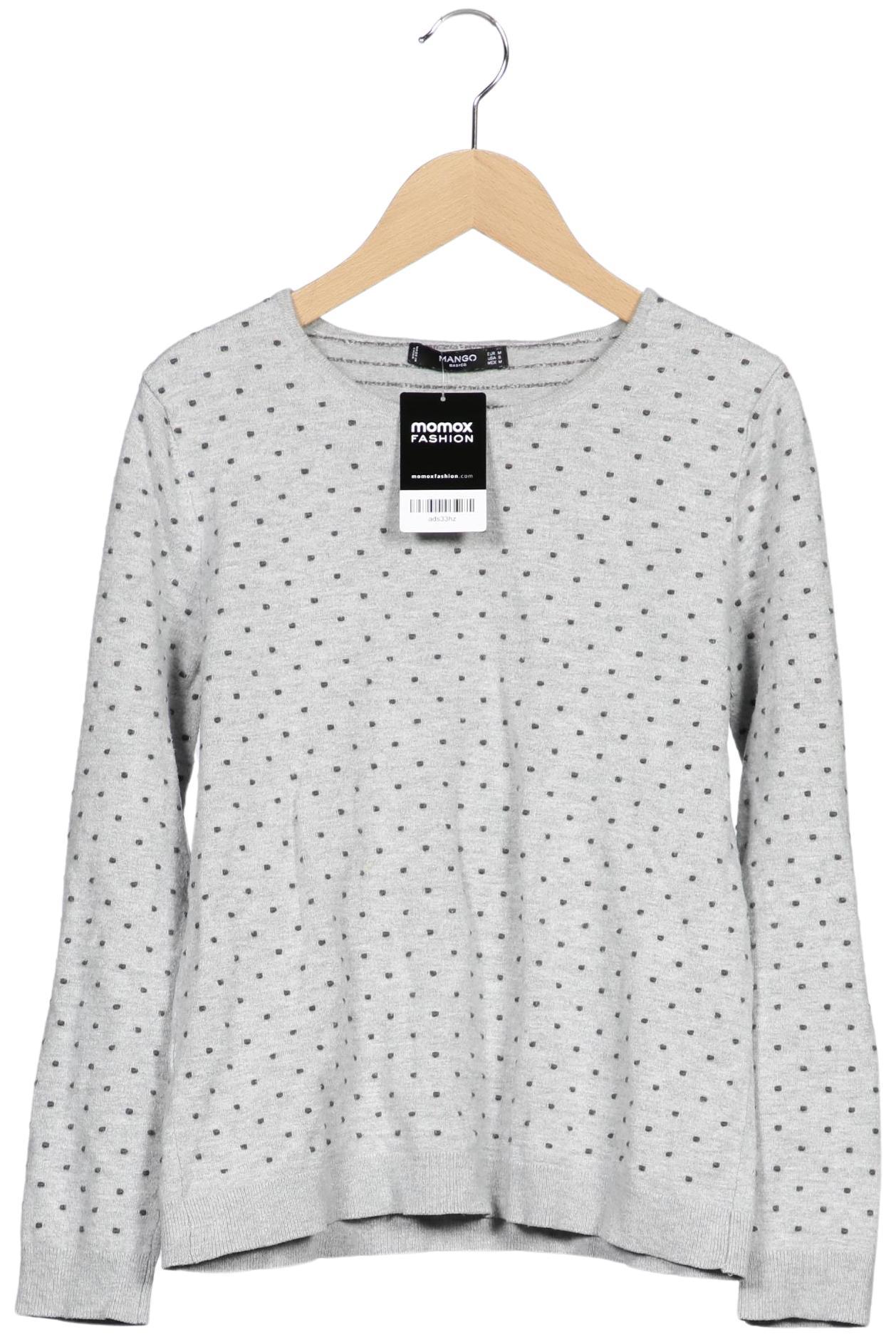 

Mango Damen Pullover, grau, Gr. 38