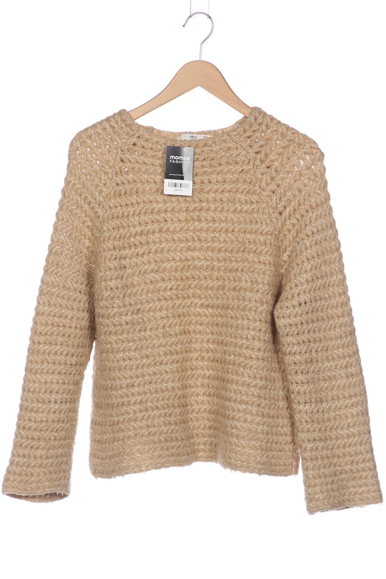

Mango Damen Pullover, beige, Gr. 38