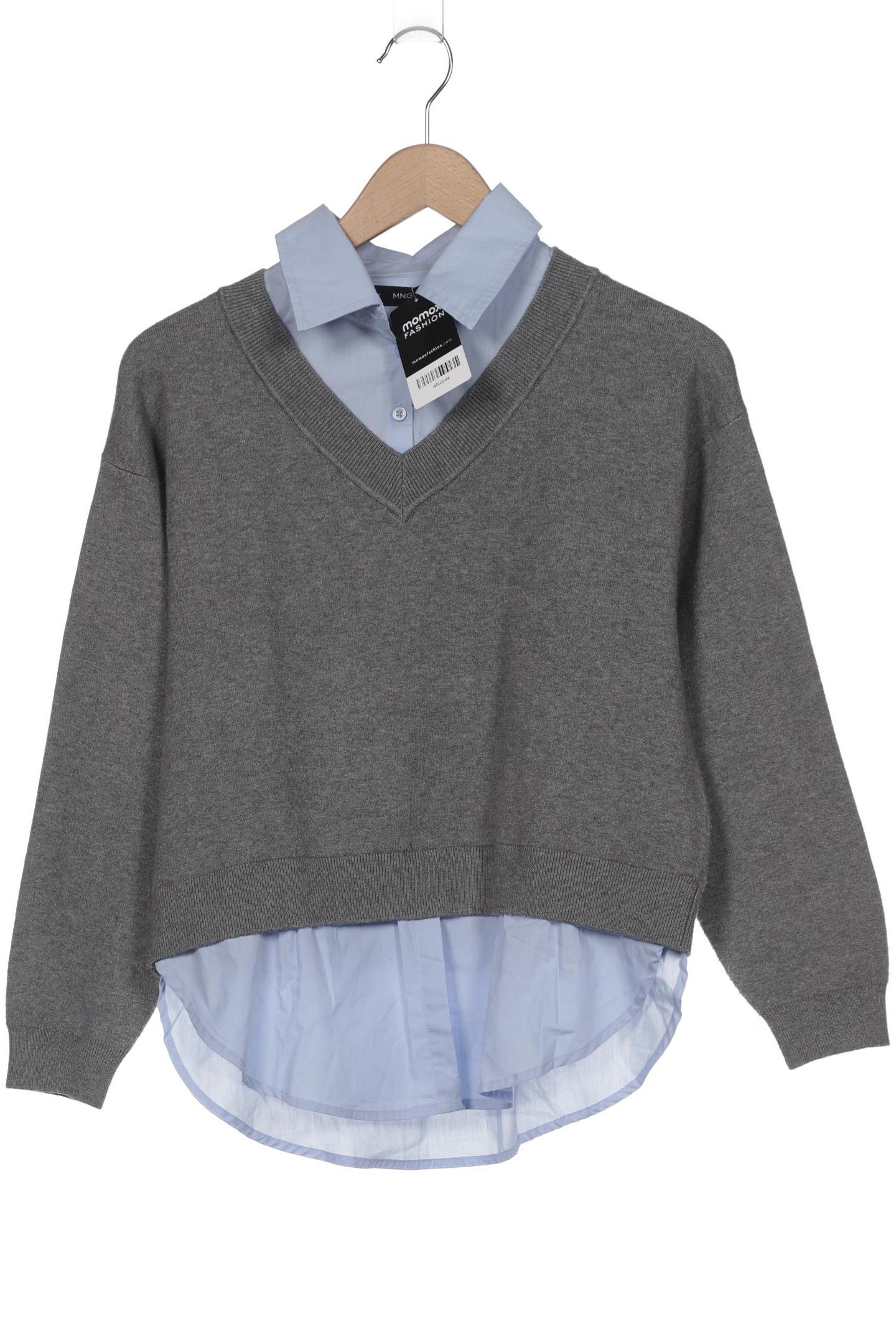 

Mango Damen Pullover, grau, Gr. 38