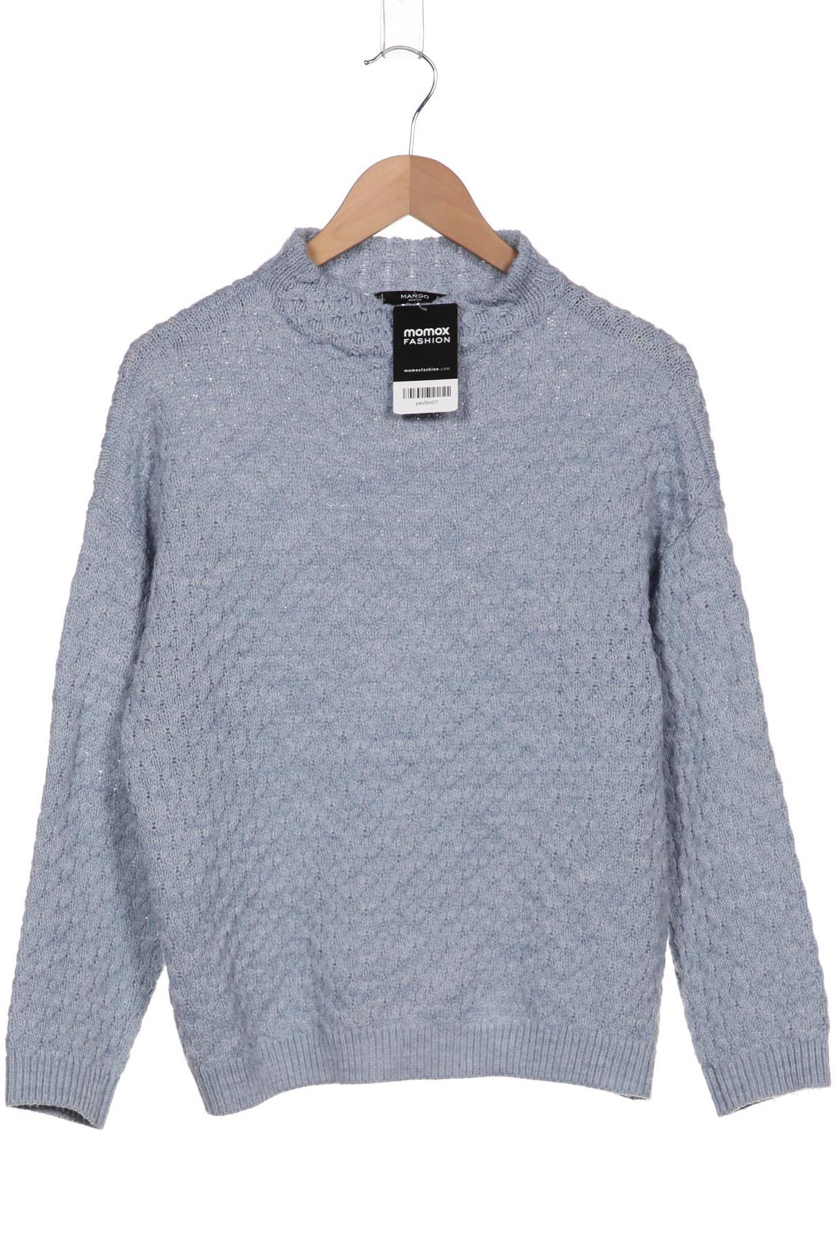 

Mango Damen Pullover, hellblau, Gr. 36