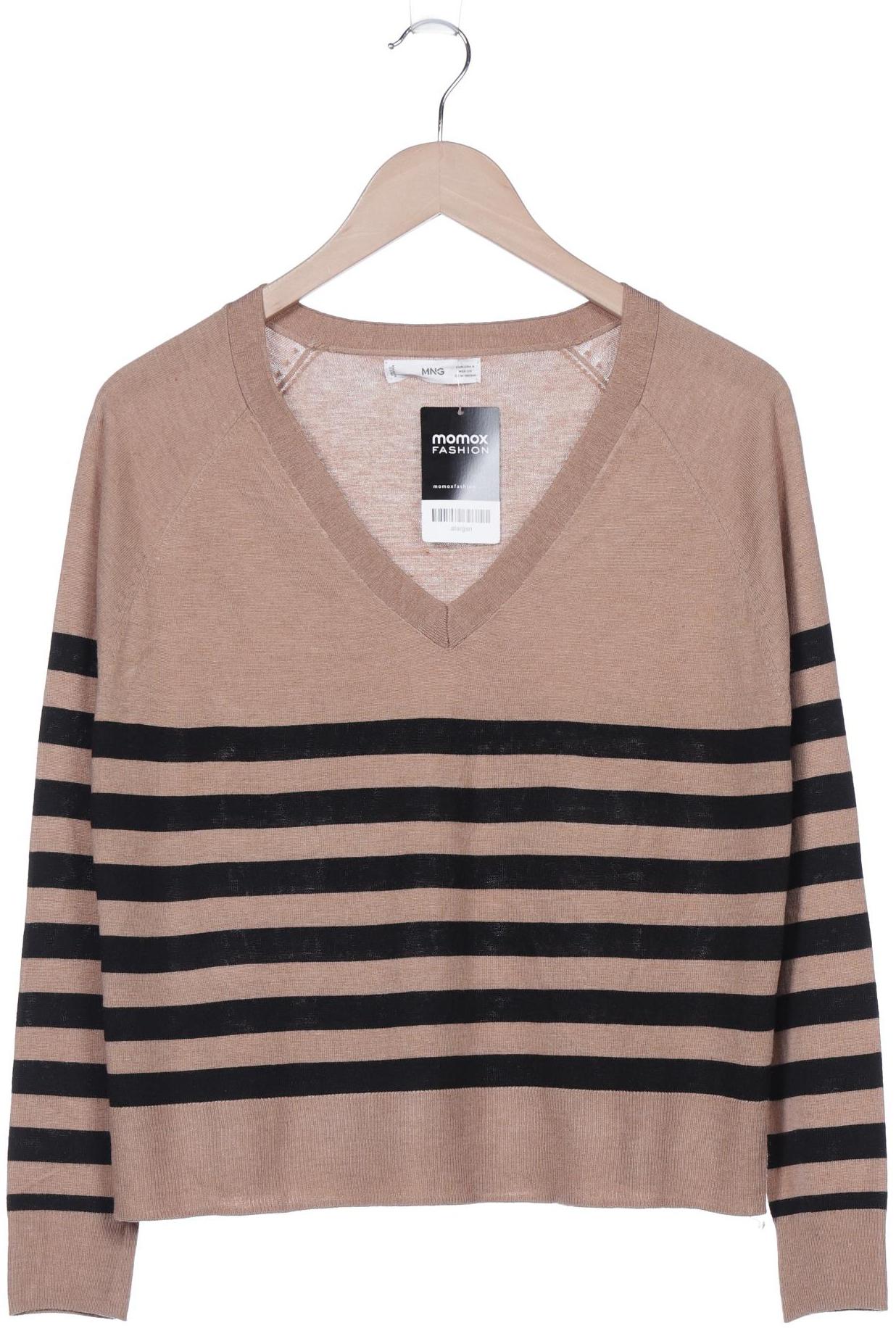 

Mango Damen Pullover, beige, Gr. 36