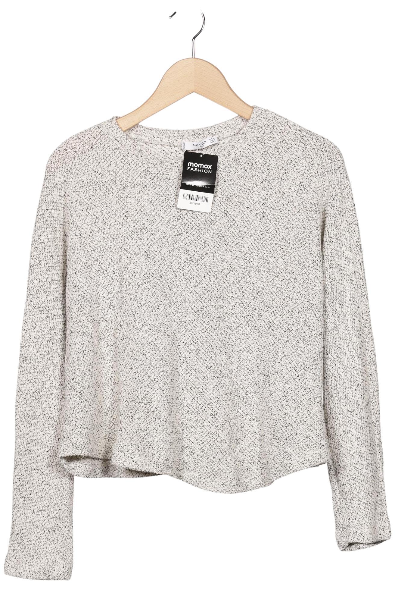 

Mango Damen Pullover, grau, Gr. 38