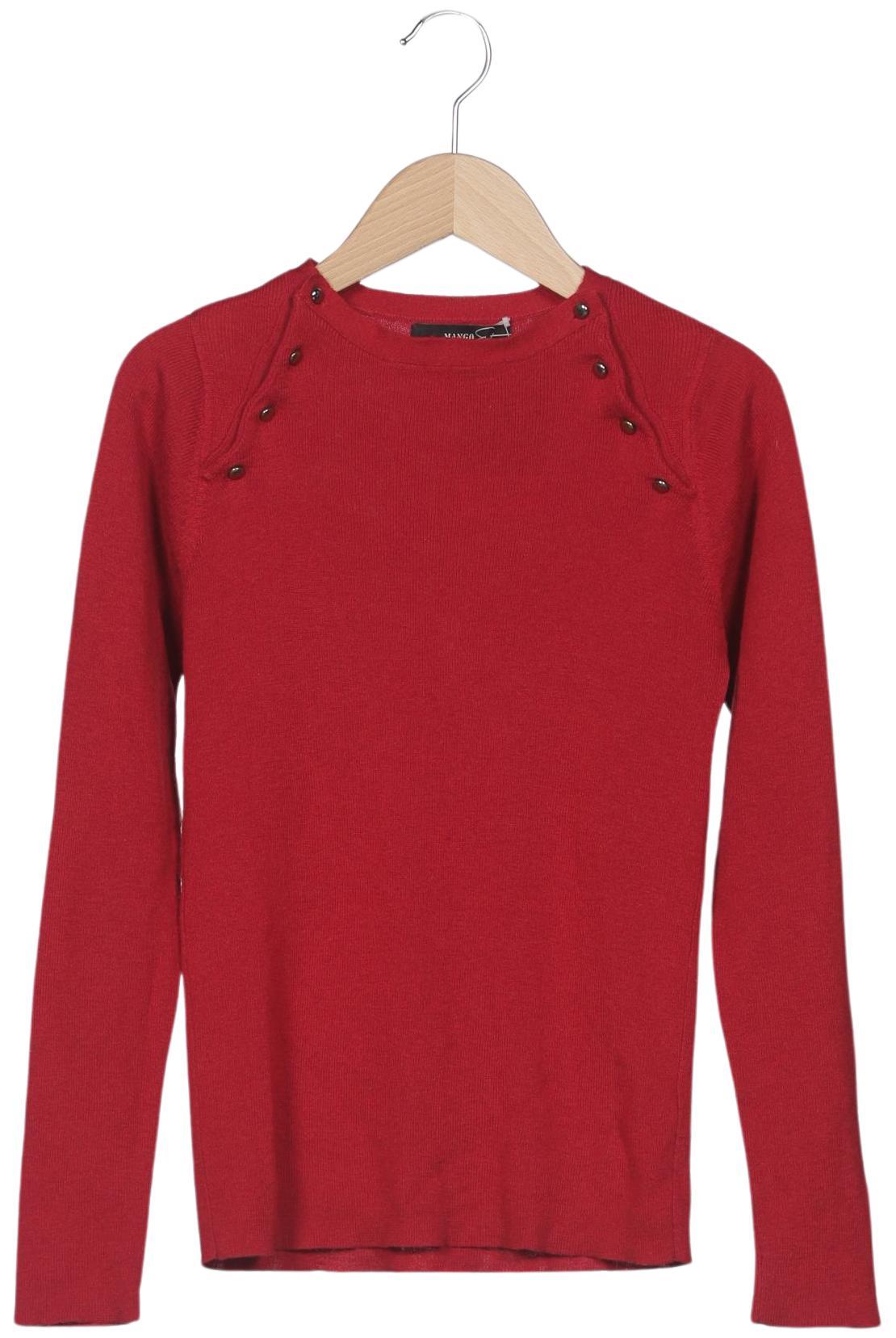 

Mango Damen Pullover, rot, Gr. 36