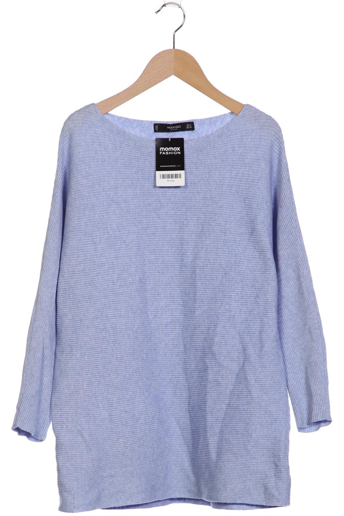 

Mango Damen Pullover, blau, Gr. 36