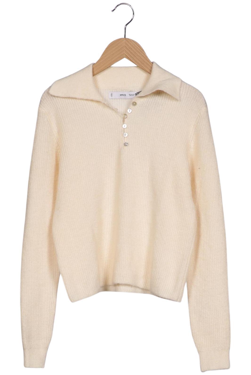 

Mango Damen Pullover, cremeweiß, Gr. 32