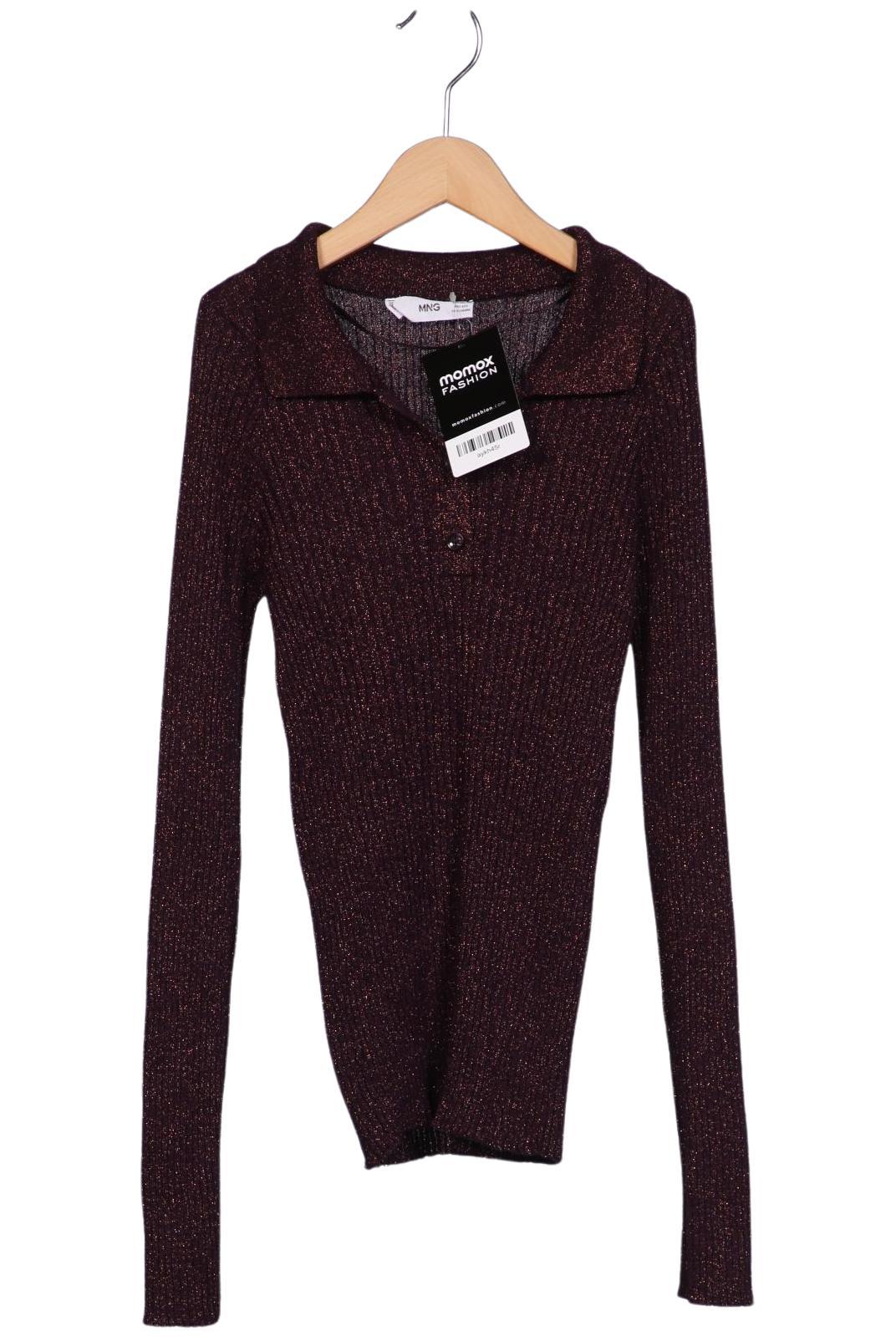 

Mango Damen Pullover, bordeaux, Gr. 34