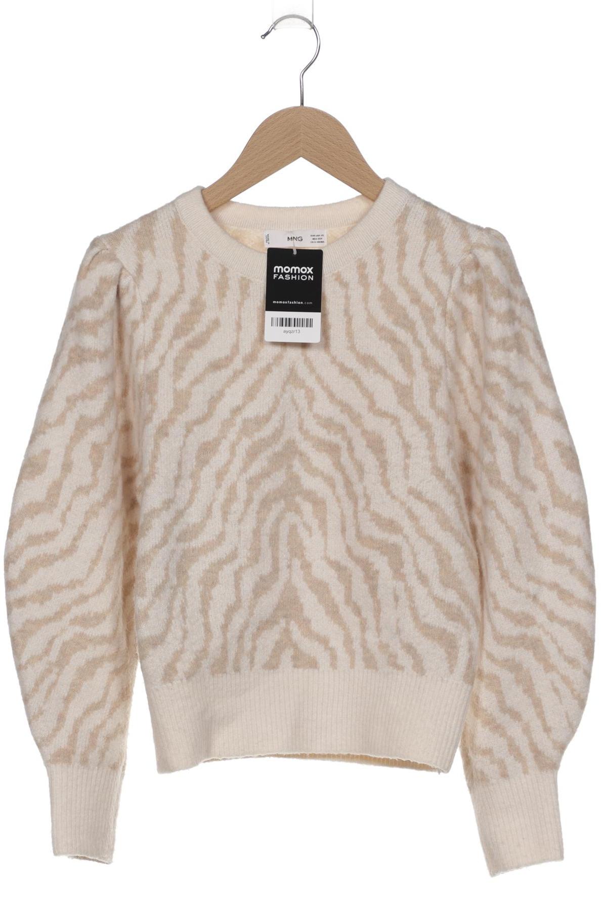 

Mango Damen Pullover, beige, Gr. 34